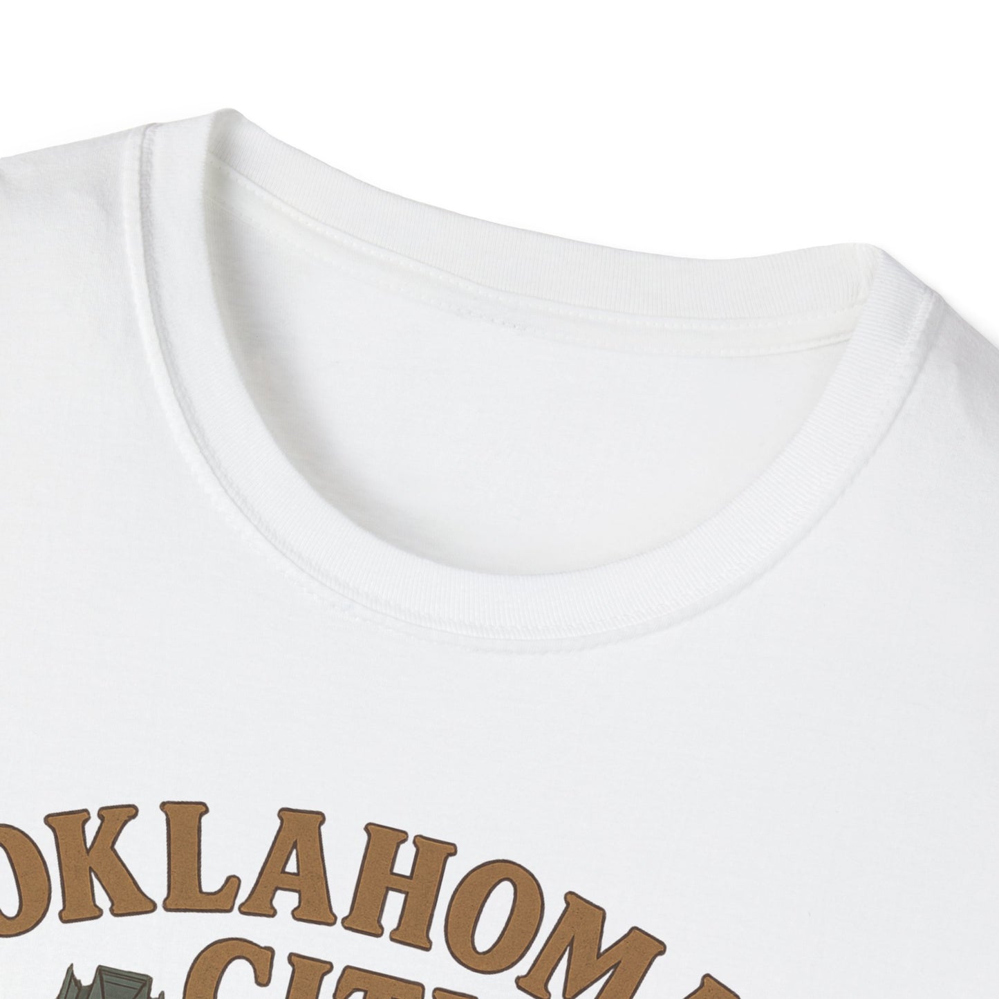 Fall Head Over Heels for Oklahoma City with This Soft Unisex Skyline Tee
