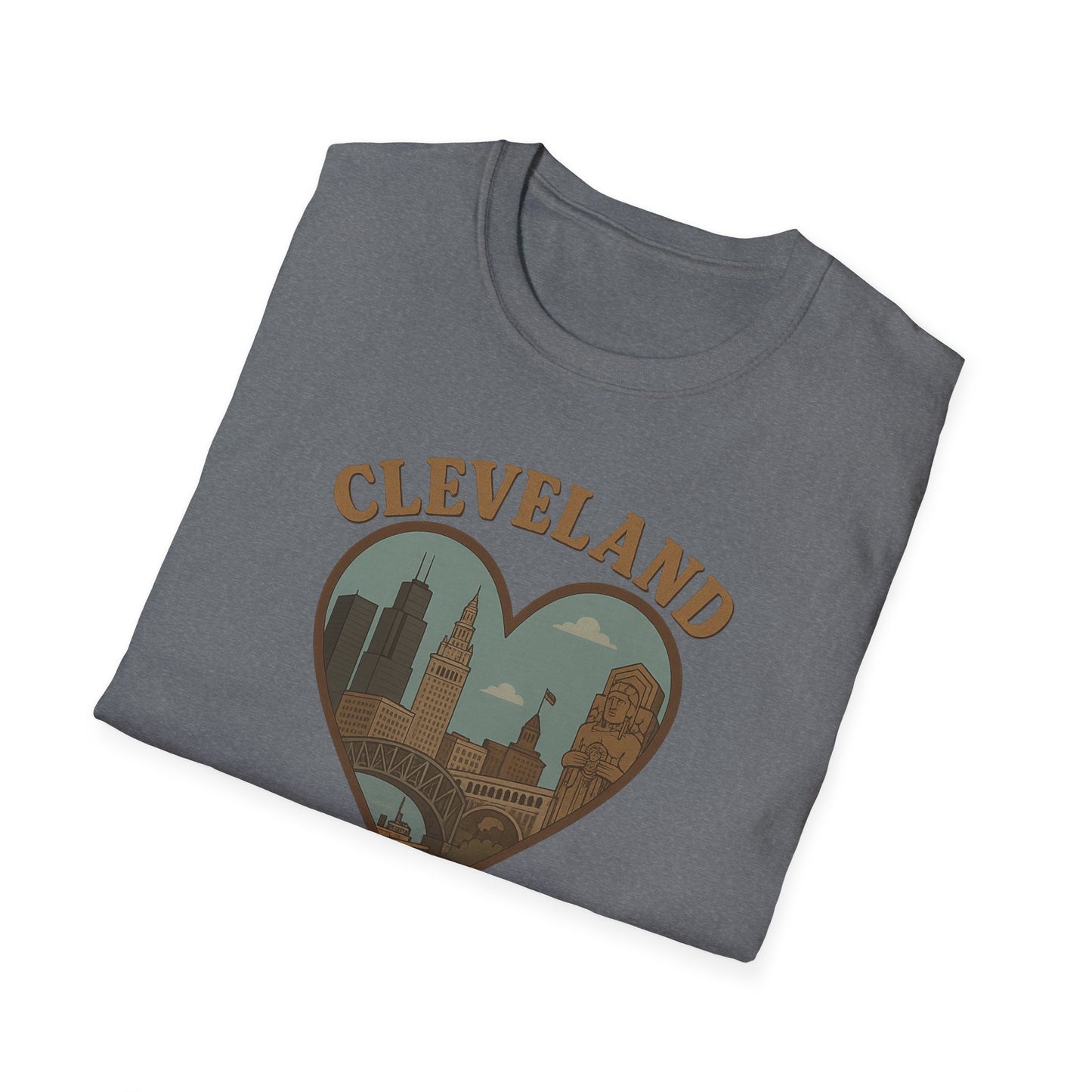 Cleveland Love Affair Shirt - Unisex Skyline Tee for Bold City Enthusiasts