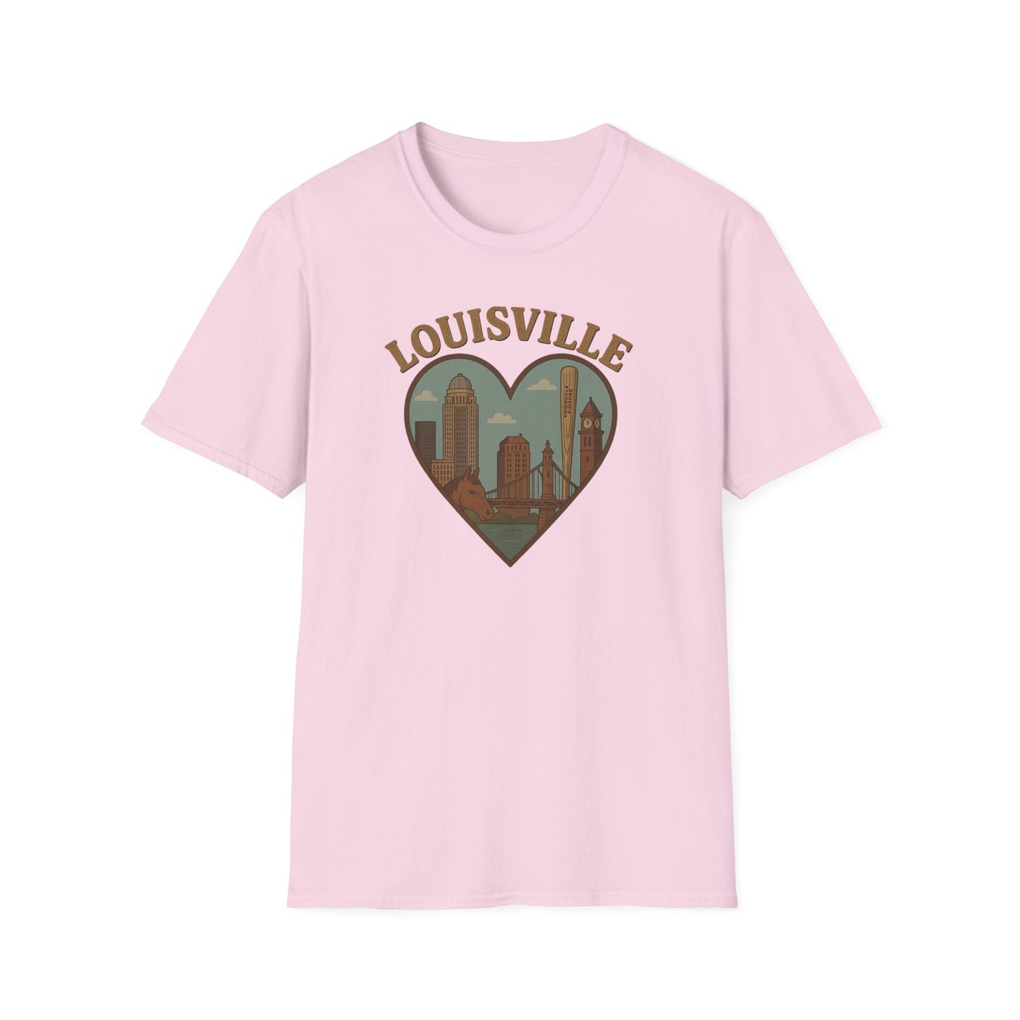 Unisex Louisville Skyline Shirt: Love, Horses & Bourbon!