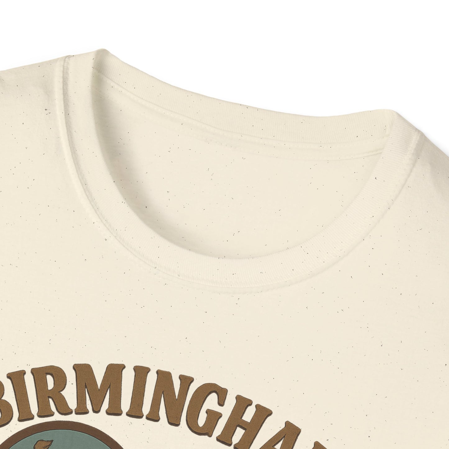 Epic Birmingham Alabama T-Shirt with Skyline and Vulcan - Soft Unisex Gift Apparel