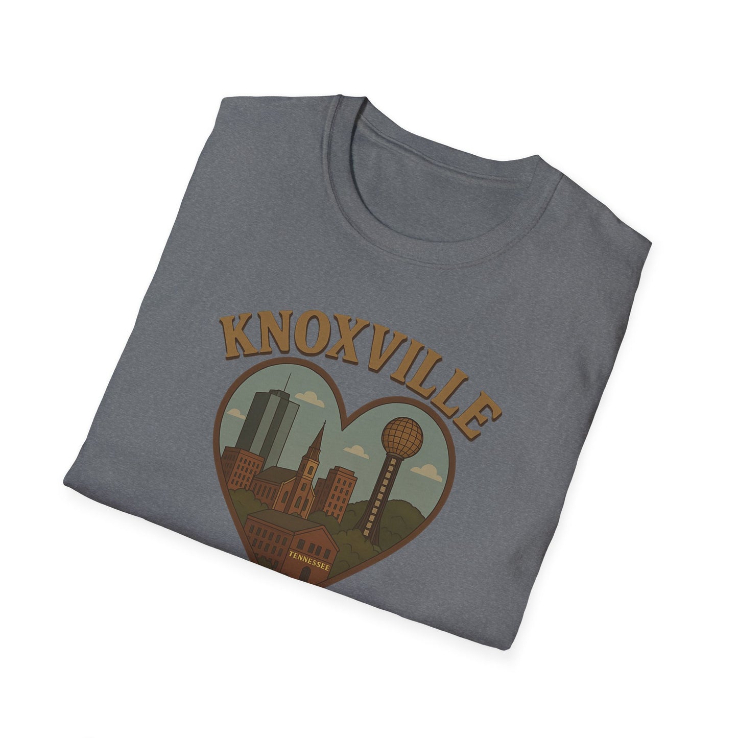 Fall in Love with Knoxville's Iconic Skyline on a Tee - Unisex, Soft, and Perfect for Any Adventure!