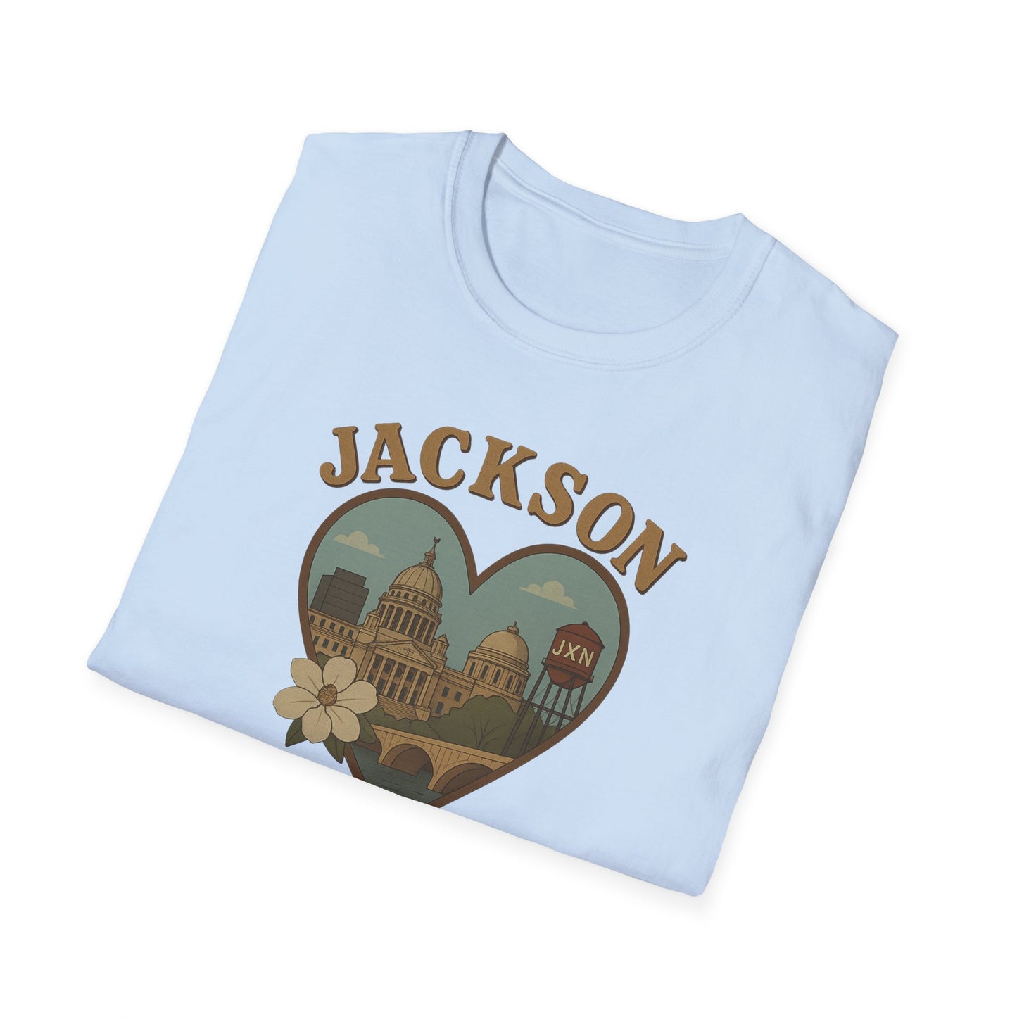 Fall in Love with Jackson's Quirky Charm on This Unisex Gildan Soft Tee!