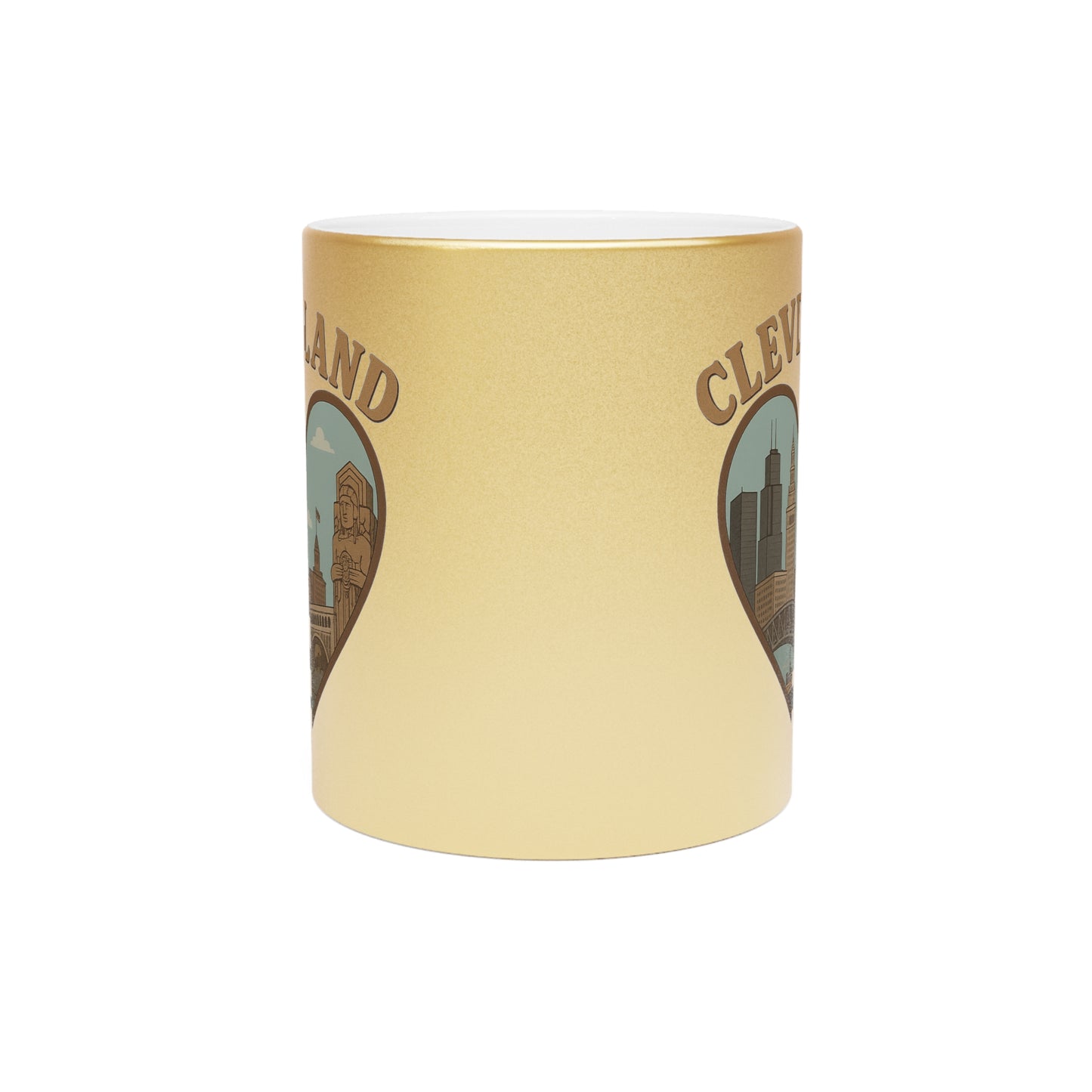 Cleveland People Rejoice: Adorn Your Life with a Vintage Metallic Mug Wonderland!