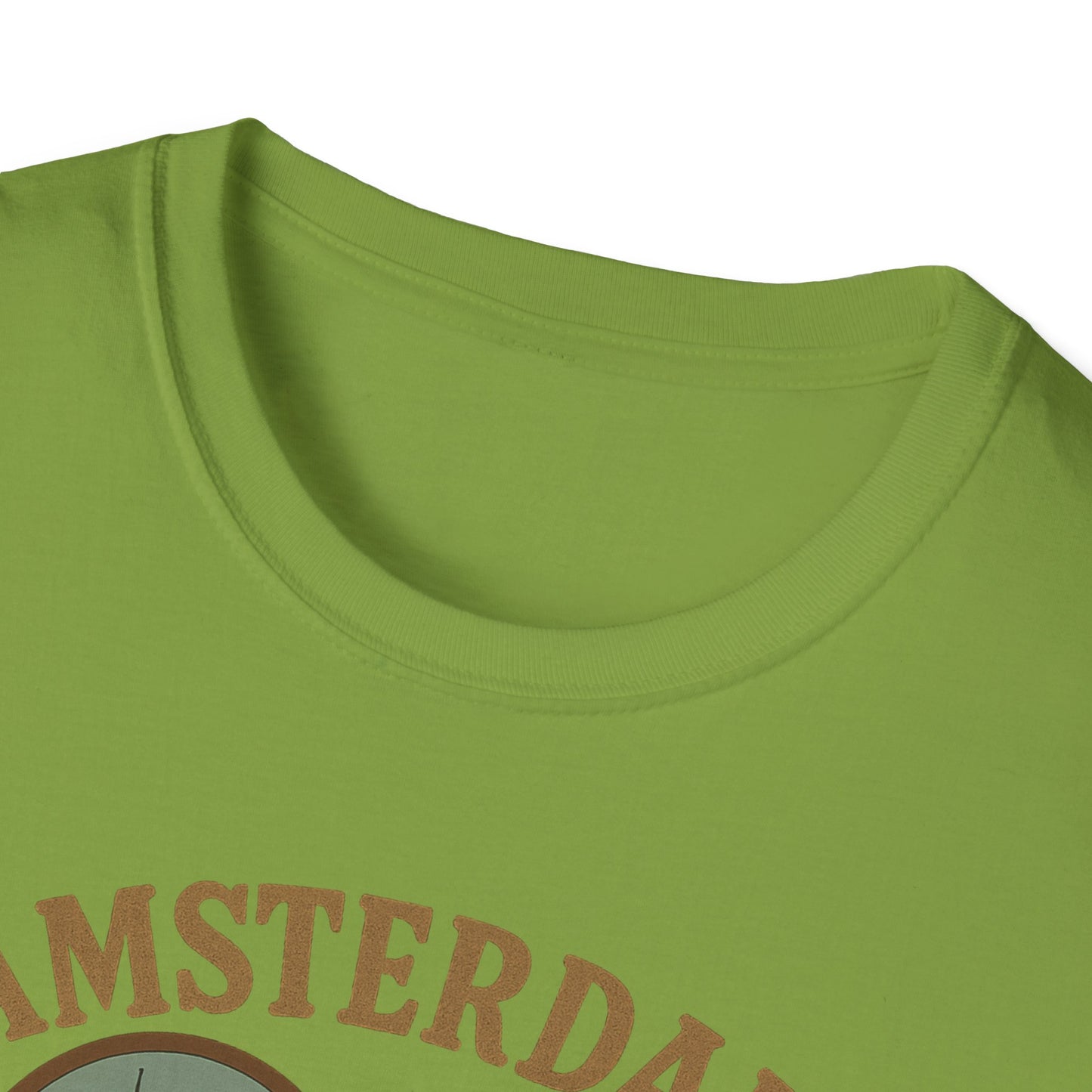 Fall in Love with Amsterdam: Unisex Soft T-Shirt for Travel Enthusiasts
