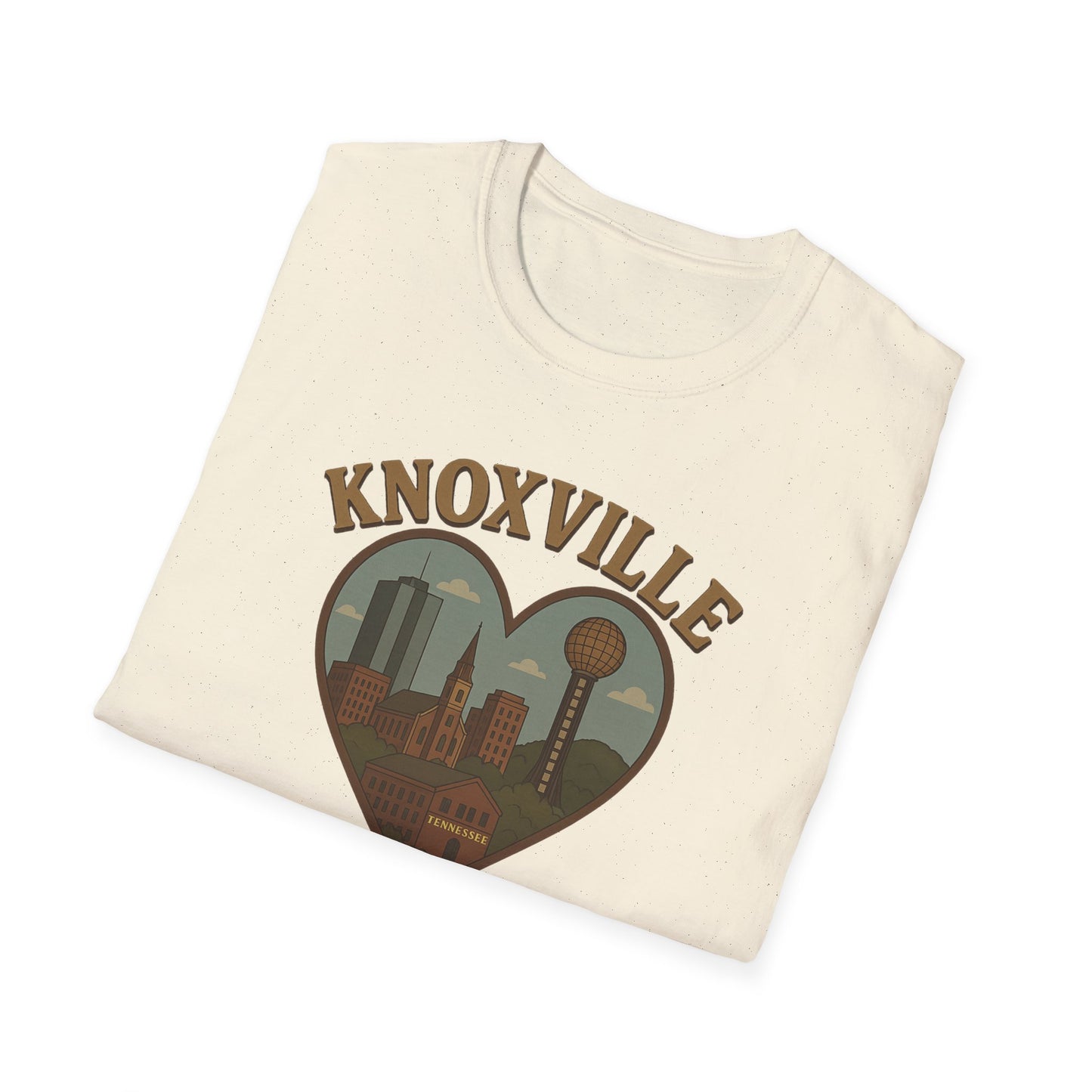 Fall in Love with Knoxville's Iconic Skyline on a Tee - Unisex, Soft, and Perfect for Any Adventure!