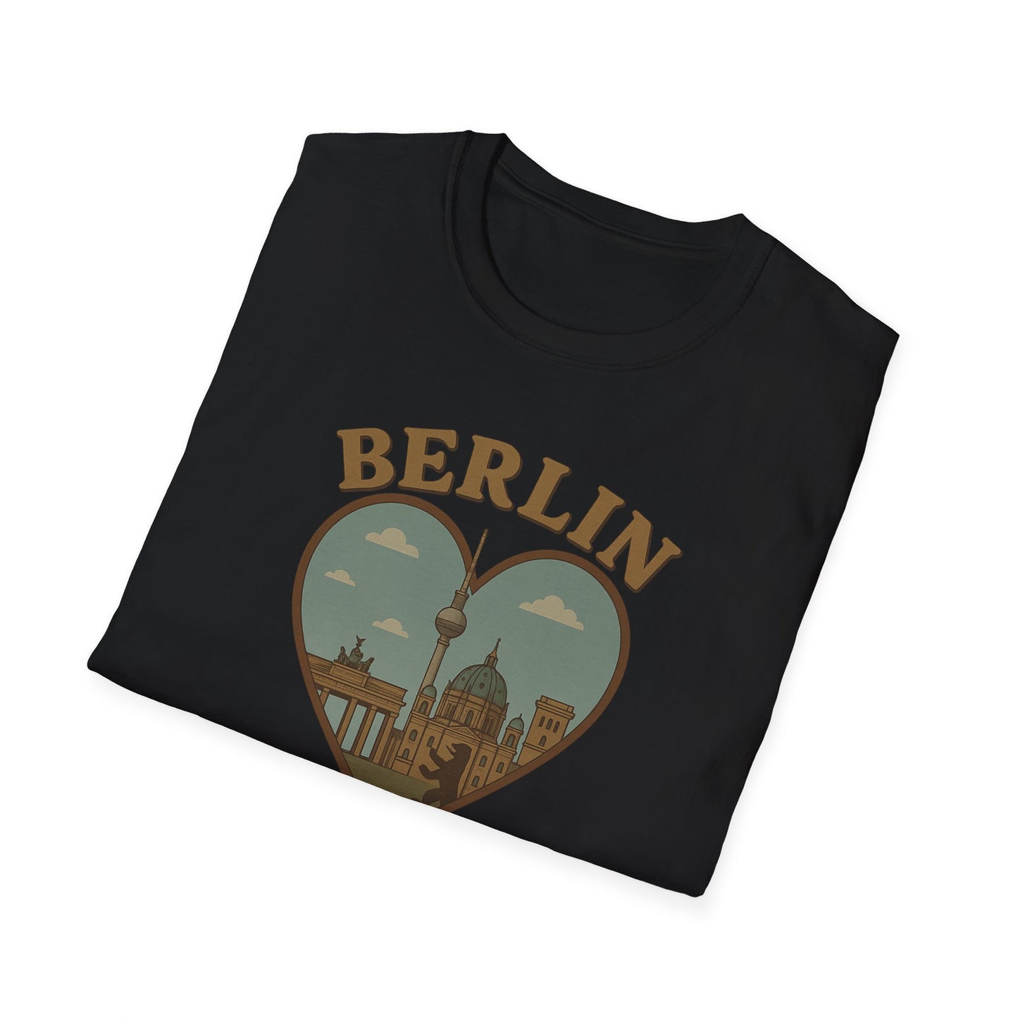 Berlin Love Affair Tee - Unisex Soft and Iconic Berlin Gift Shirt