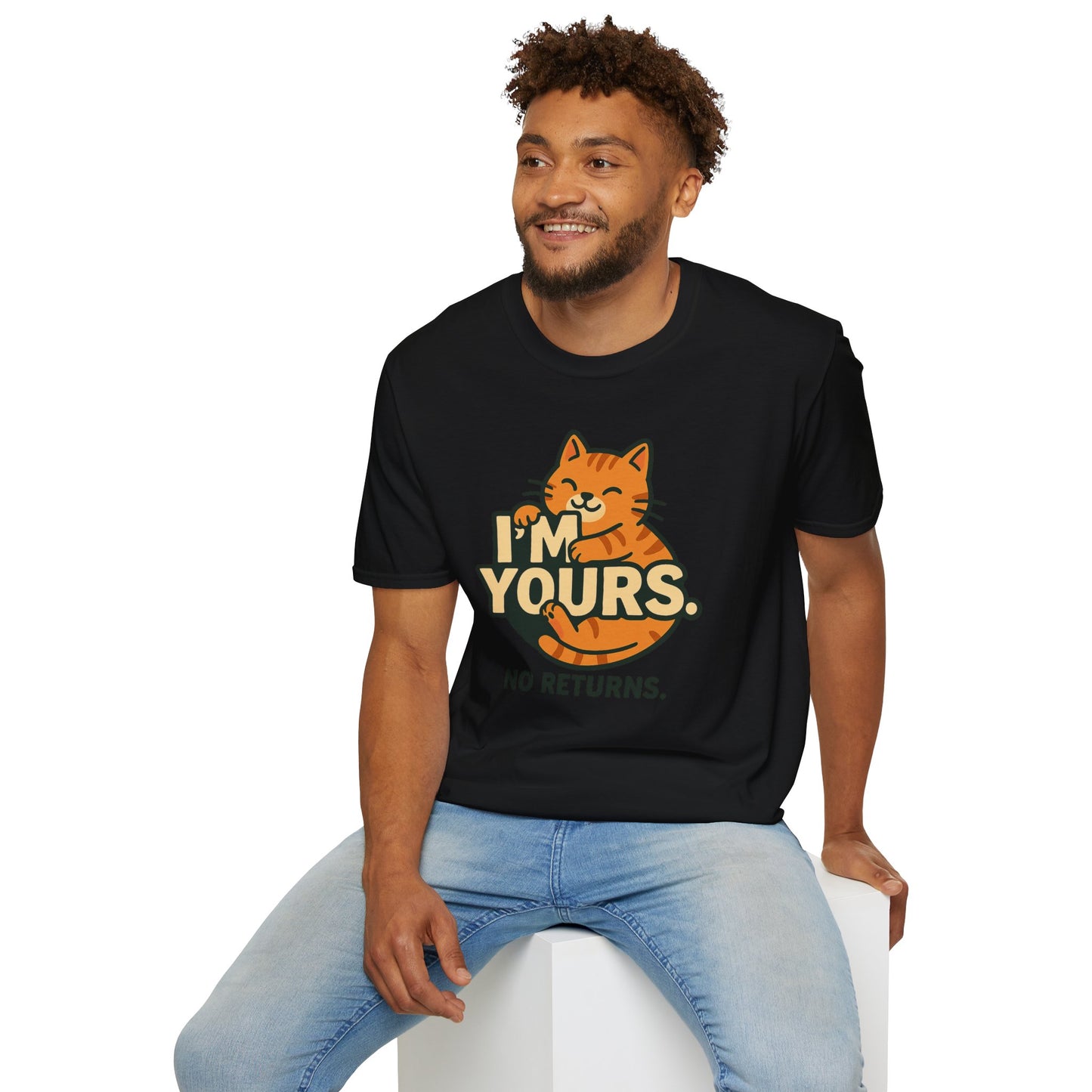 Cat Lover Unisex T-Shirt - I'm Yours, No Returns - Valentine's Day Gift