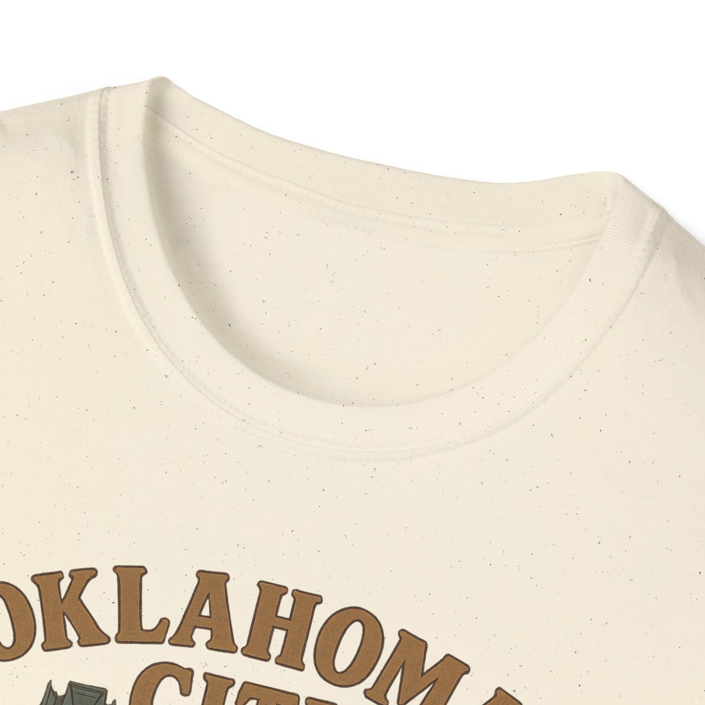 Fall Head Over Heels for Oklahoma City with This Soft Unisex Skyline Tee