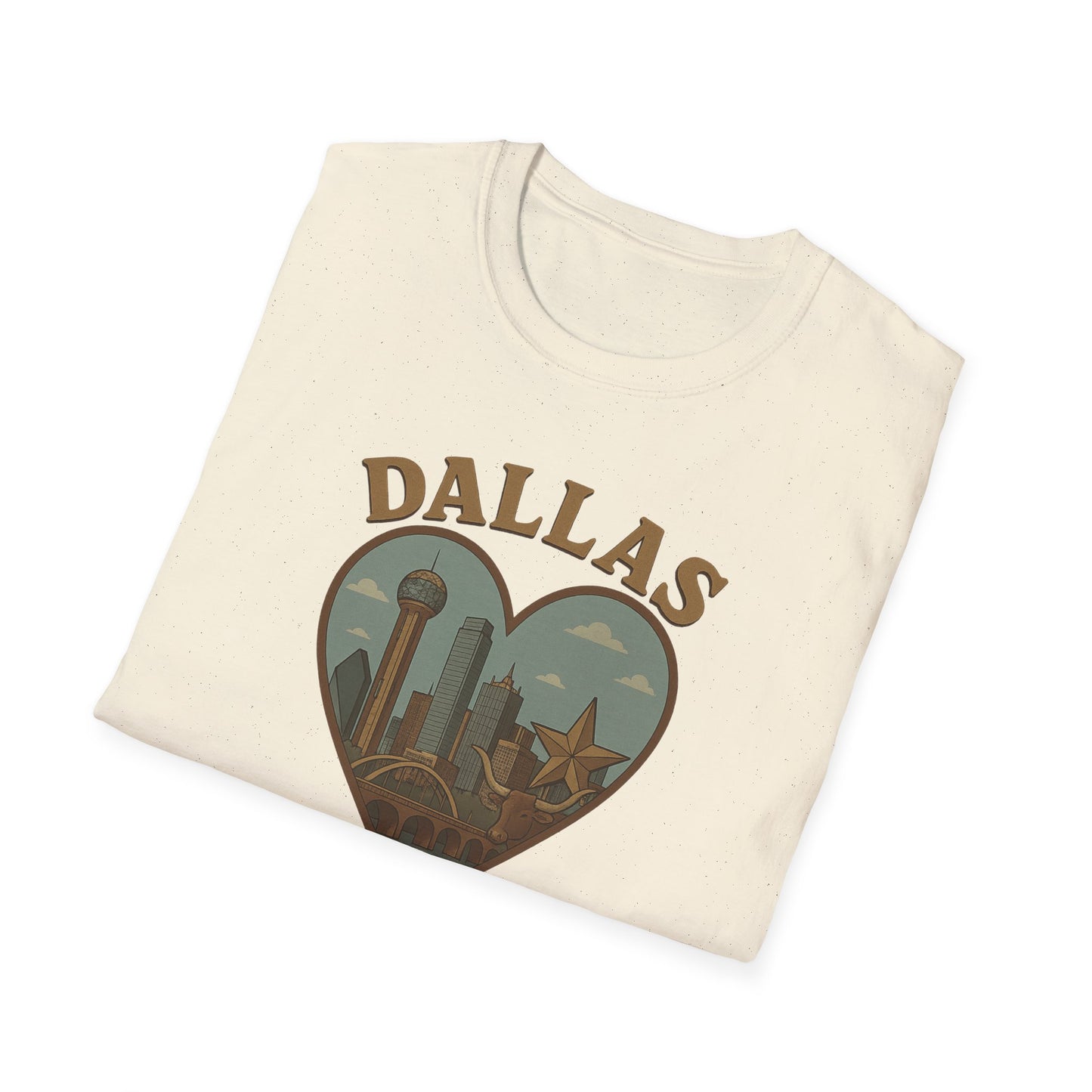 Dallas Dreamscape Tee: Unisex Soft Fit for Cowboys and Skylines Lovers!