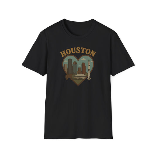 Blast Off to Adventure with Our Out-of-this-World Houston Love Tee
