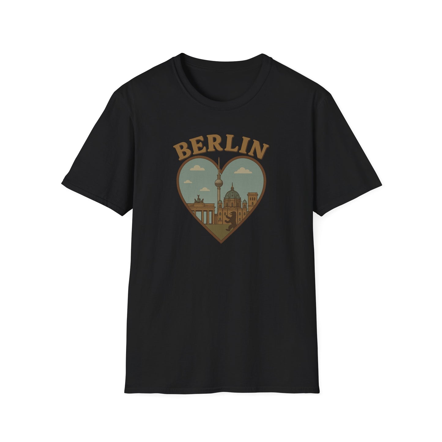 Berlin Love Affair Tee - Unisex Soft and Iconic Berlin Gift Shirt