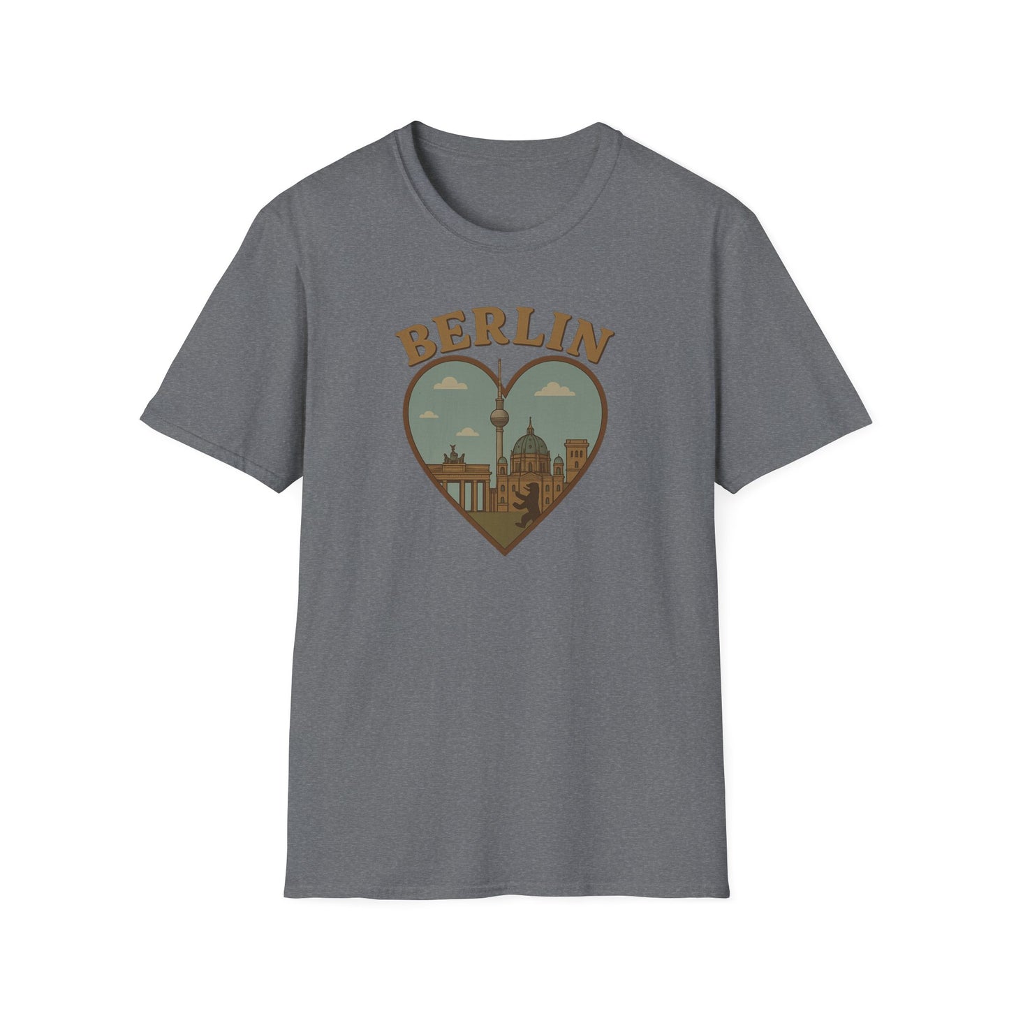 Berlin Love Affair Tee - Unisex Soft and Iconic Berlin Gift Shirt