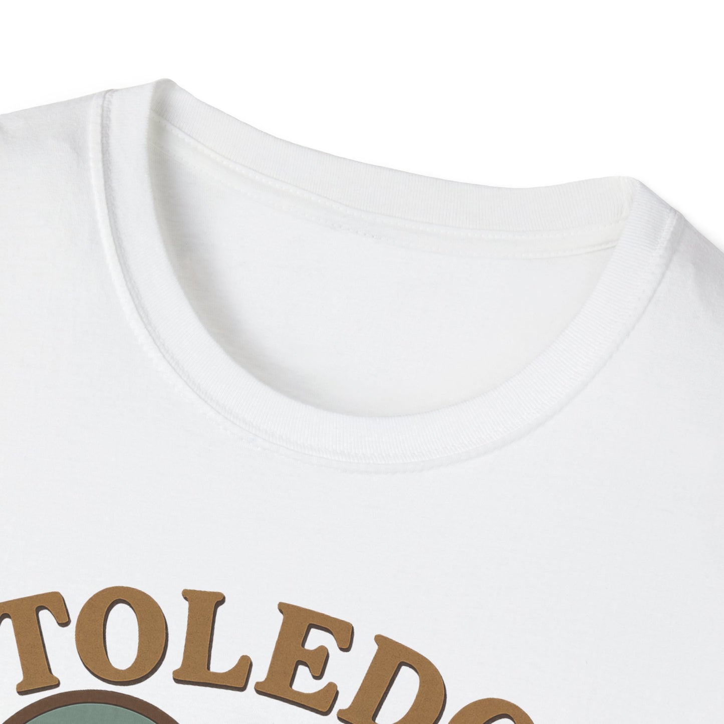 Fall Madly In Love with Toledo Skyline Heartbeat Unisex Tee