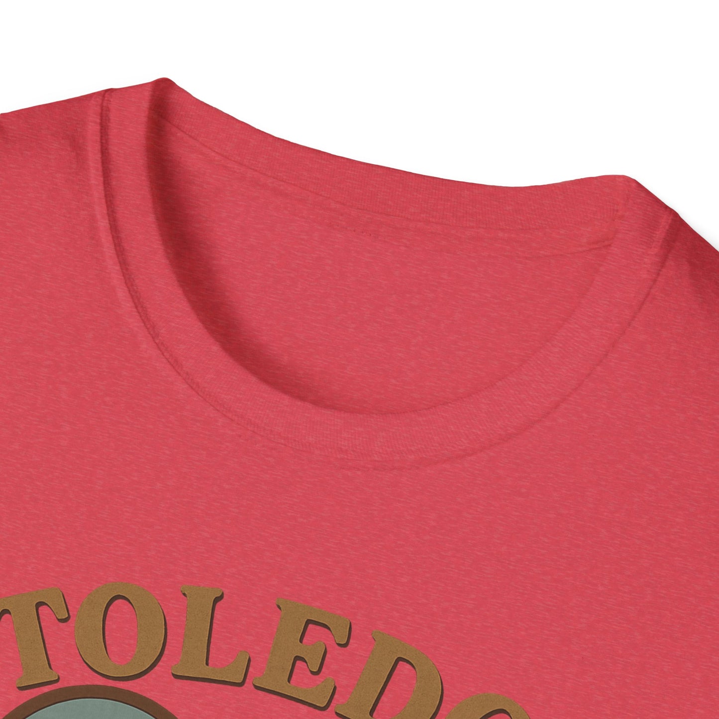 Fall Madly In Love with Toledo Skyline Heartbeat Unisex Tee