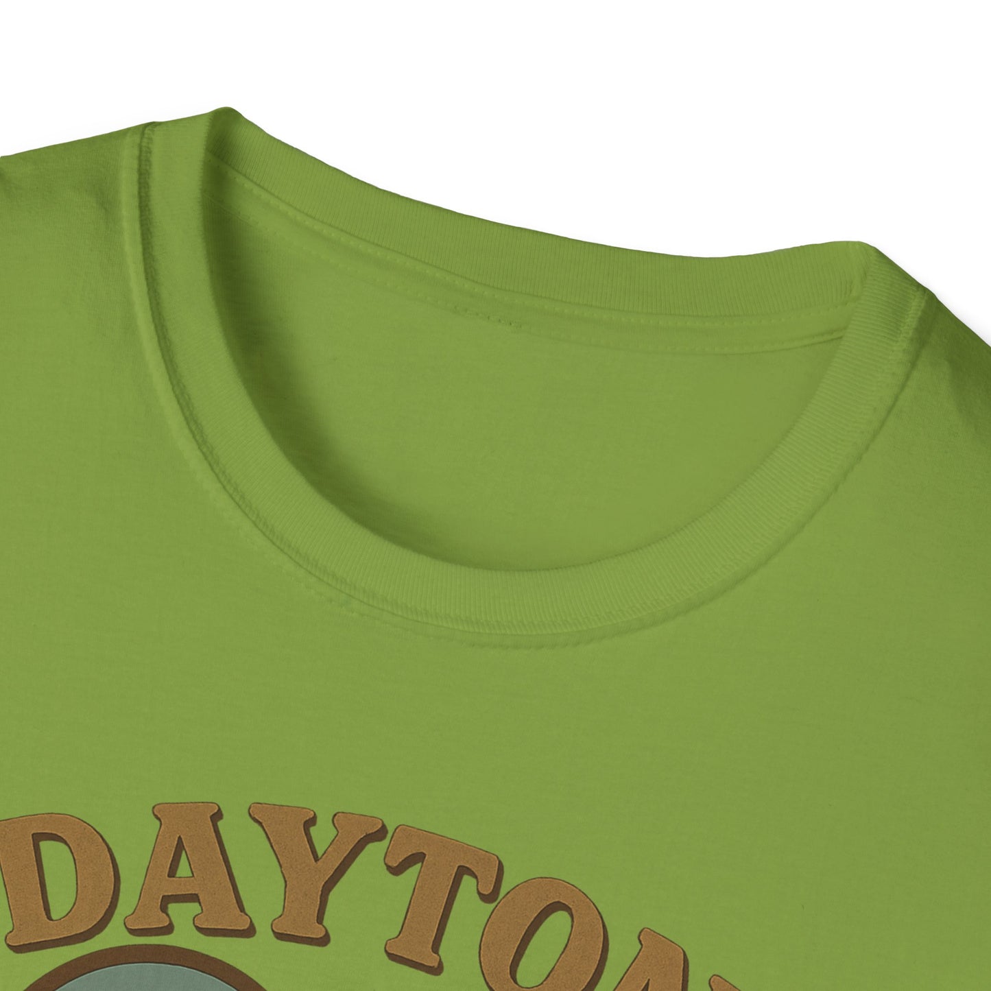 Fall Head Over Heels for Dayton: Retro Skyline Heart Graphic T-Shirt