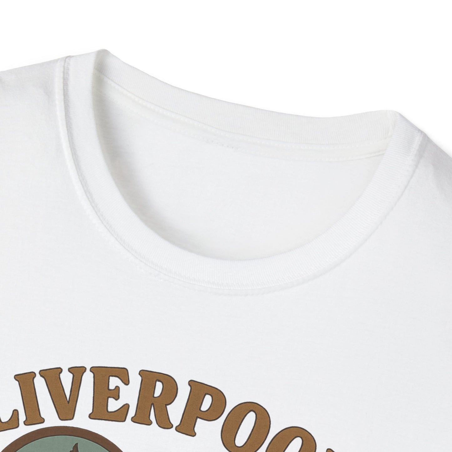 Capture the Spirit of Liverpool with this Unisex Retro Skyline T-Shirt