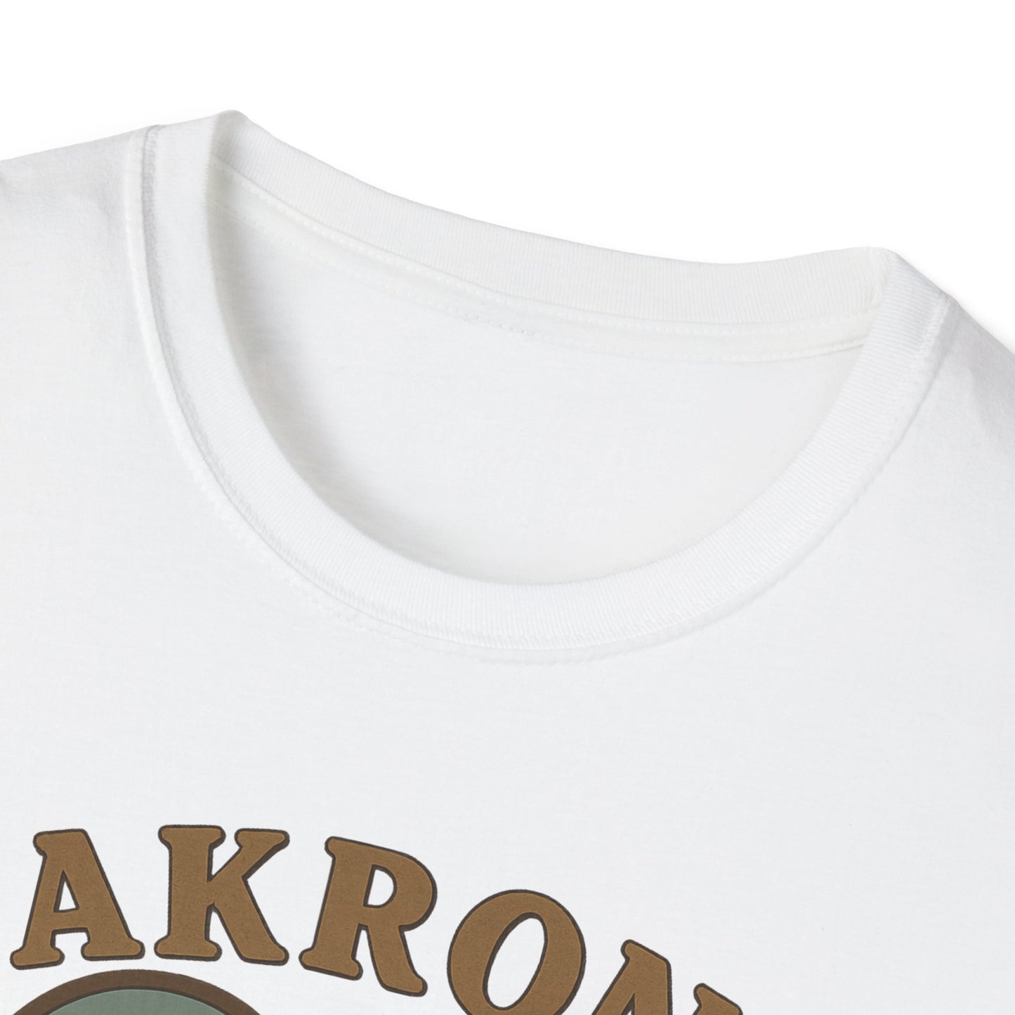 Unisex 'Love Akron' Rubber City Skyline T-Shirt for Vintage Nostalgia Vibes