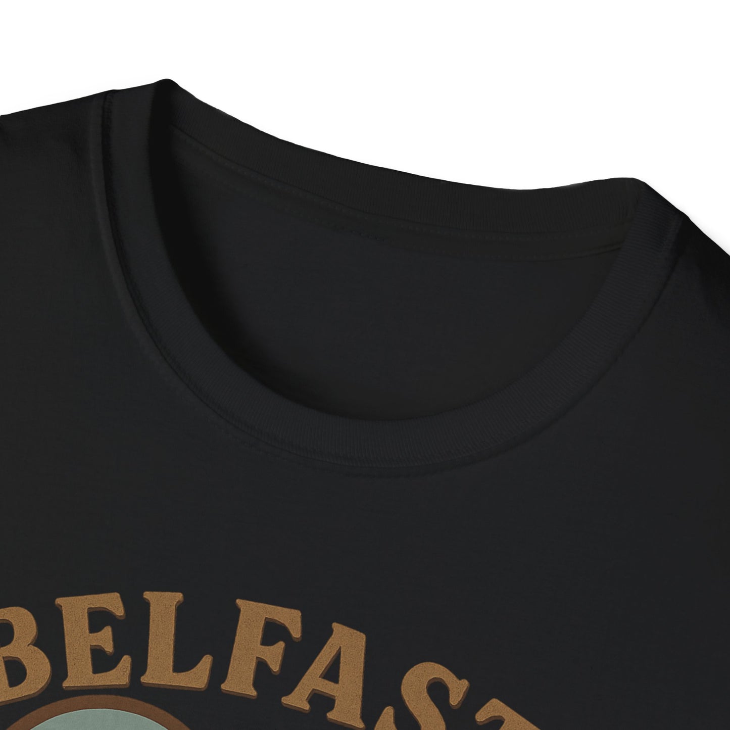 Fall in Love with Belfast: Unisex Soft T-shirt of Northern Ireland Charm!