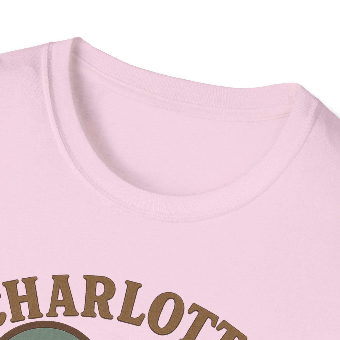 Fall in Love with Charlotte Unisex T-Shirt - Heartfelt City Skyline Style!