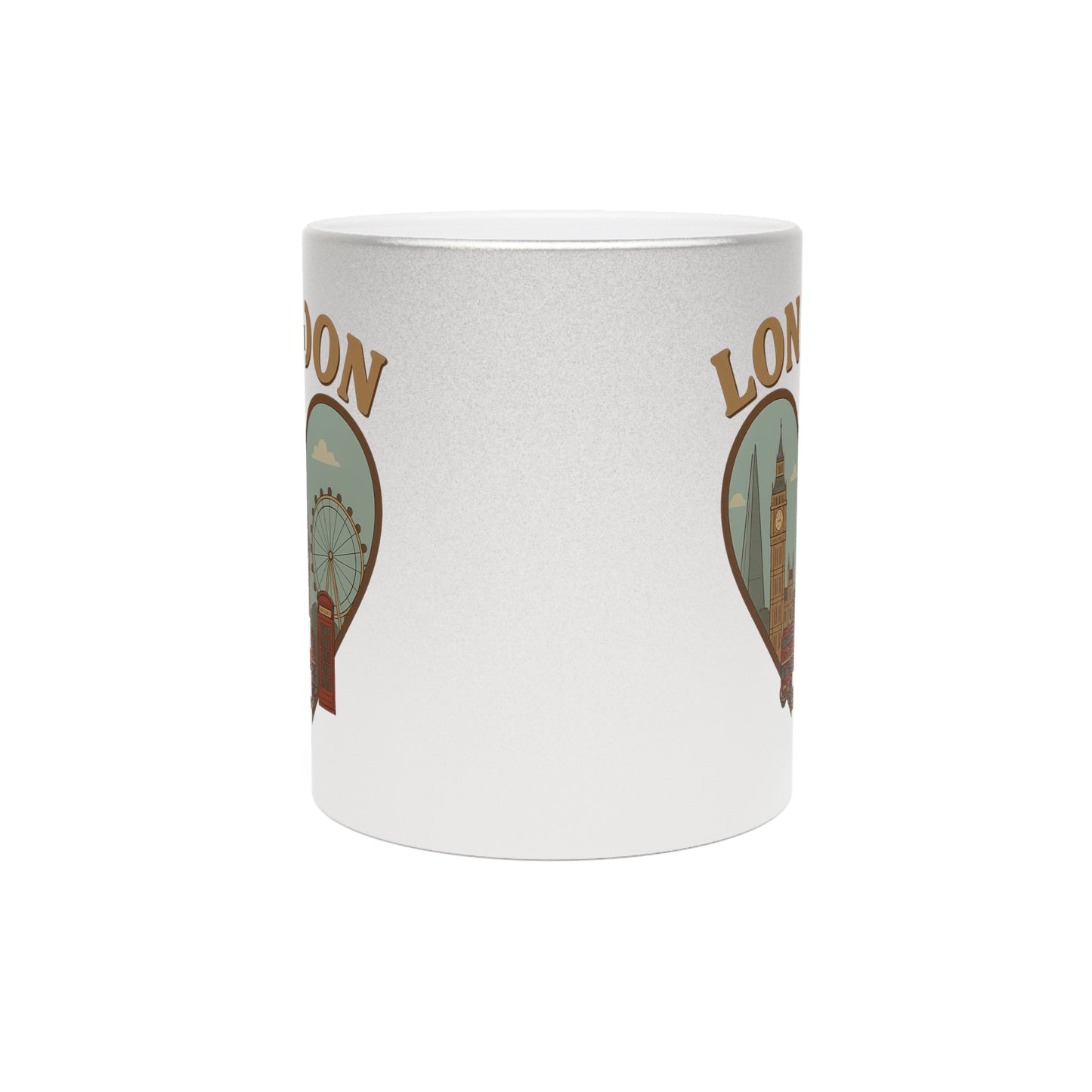 Sip in Style with a Metallic Mug that Screams London Iconic Charm!
