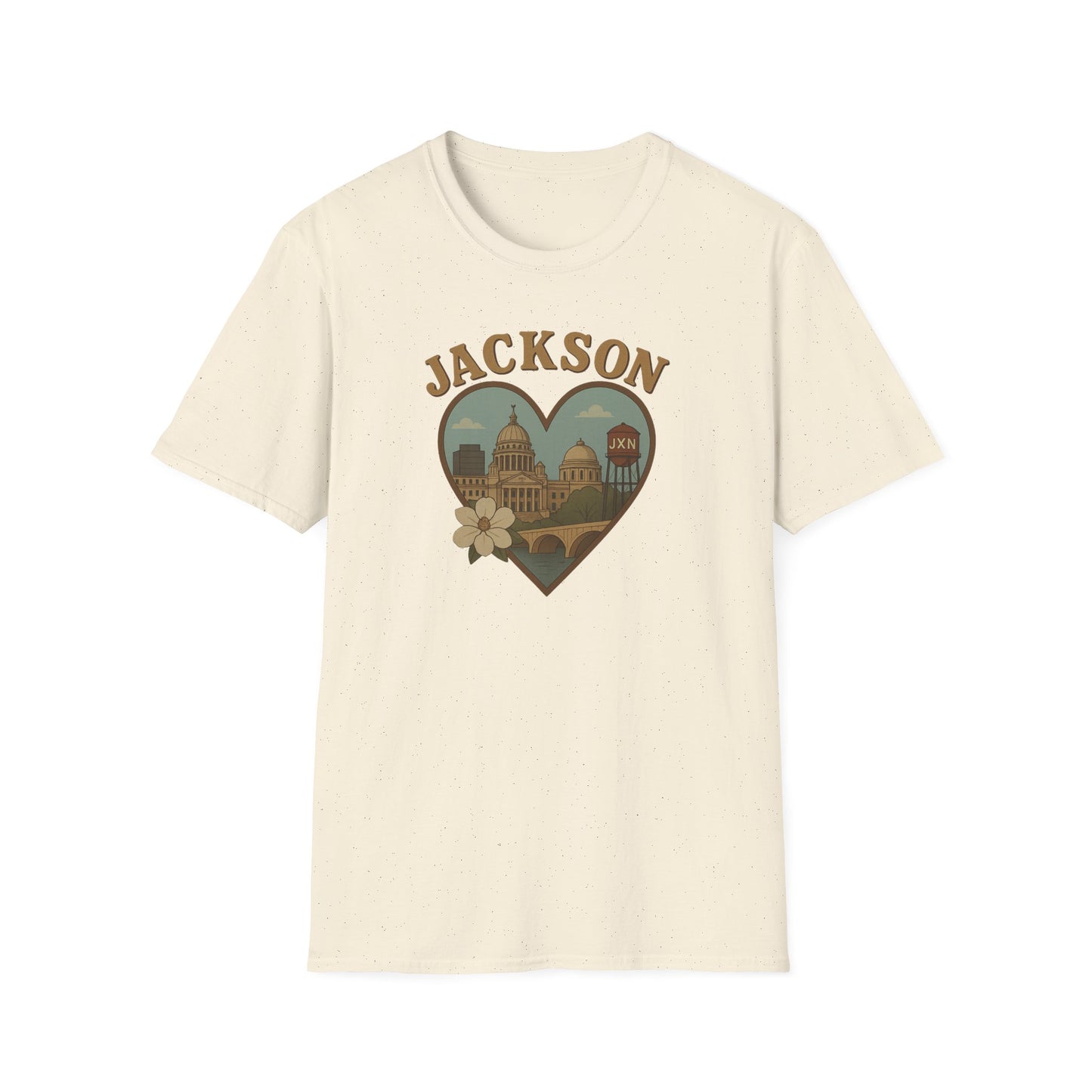 Fall in Love with Jackson's Quirky Charm on This Unisex Gildan Soft Tee!