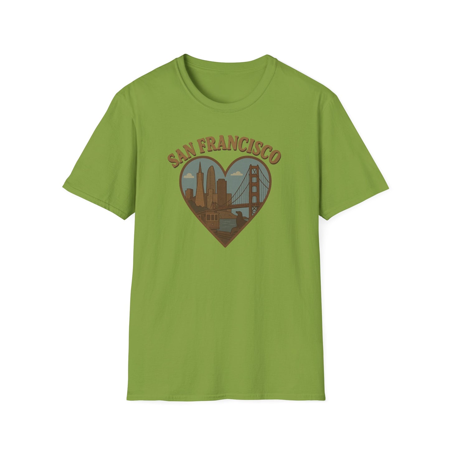 Heart of San Francisco: Vintage Skyline T-Shirt