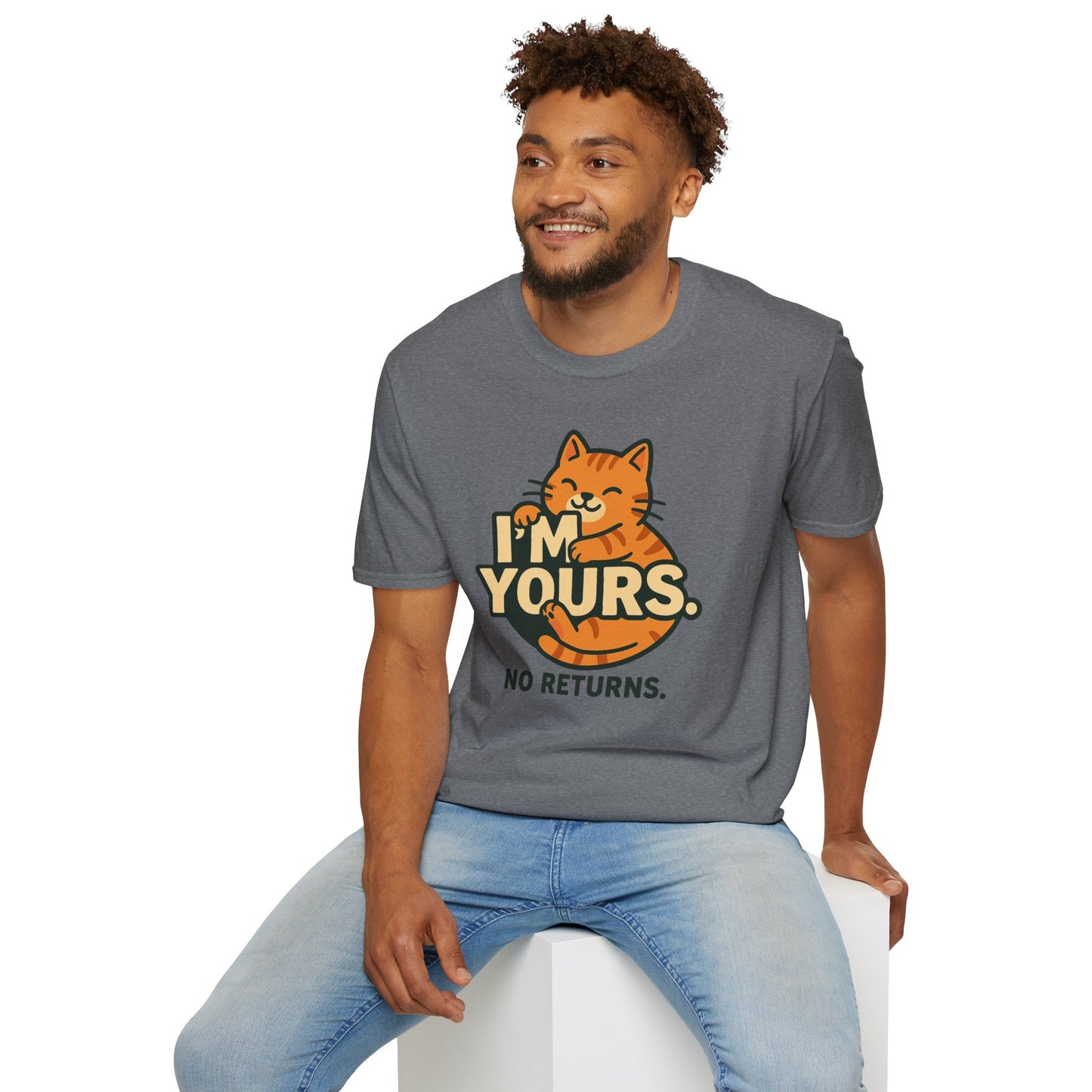 Cat Lover Unisex T-Shirt - I'm Yours, No Returns - Valentine's Day Gift