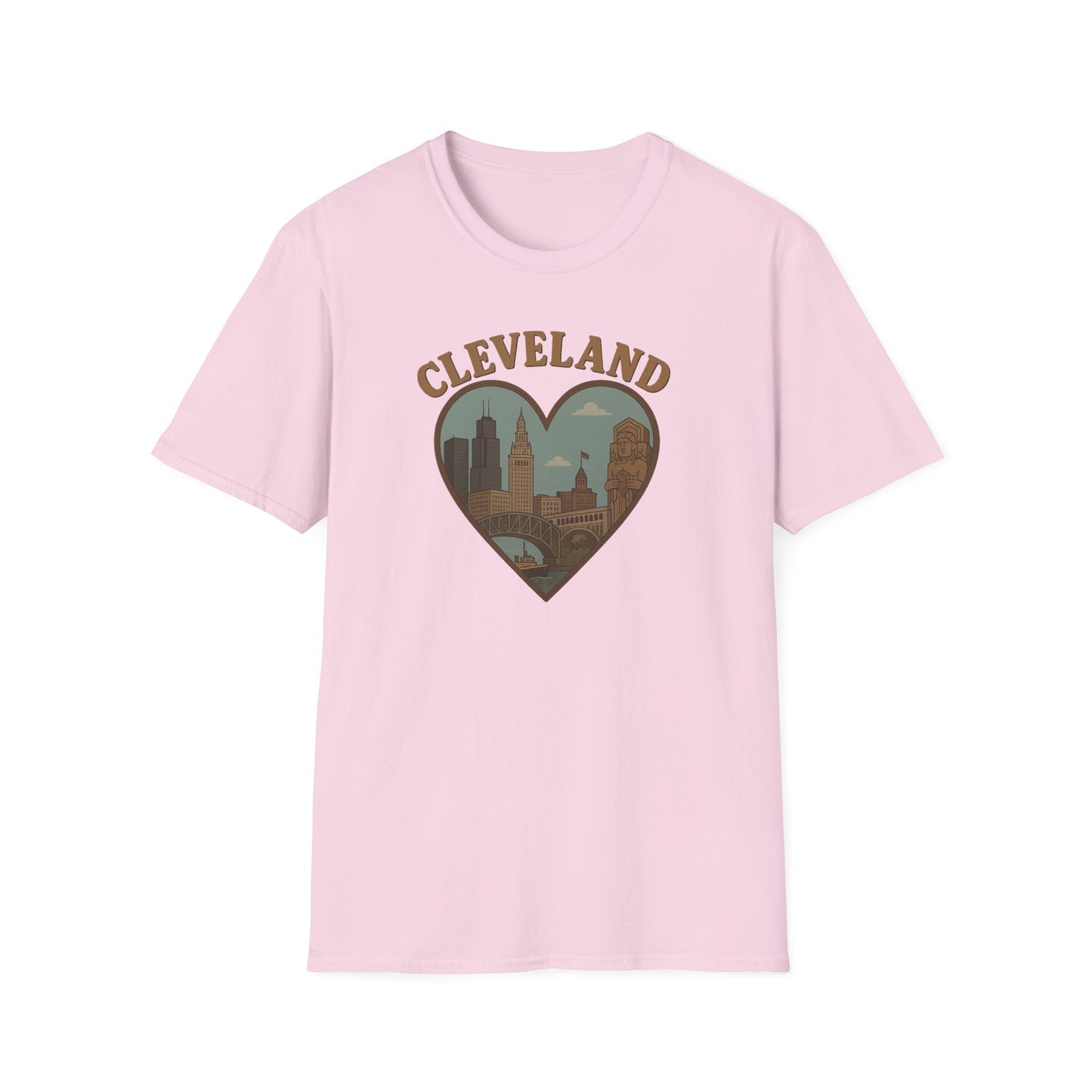 Cleveland Love Affair Shirt - Unisex Skyline Tee for Bold City Enthusiasts