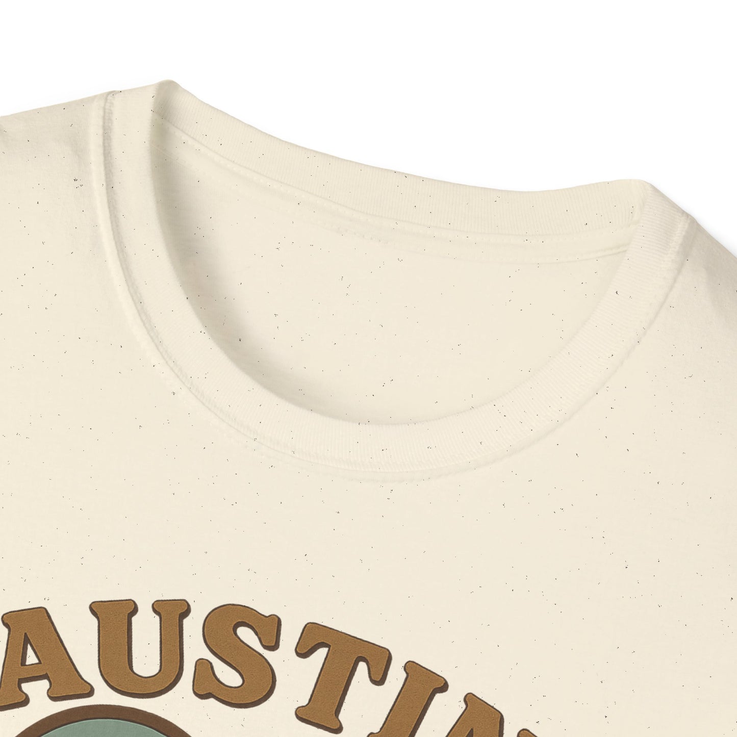 Fall in Love with Austin's Heartbeat: Unisex Gildan T-Shirt That's Batty for Texas Style!