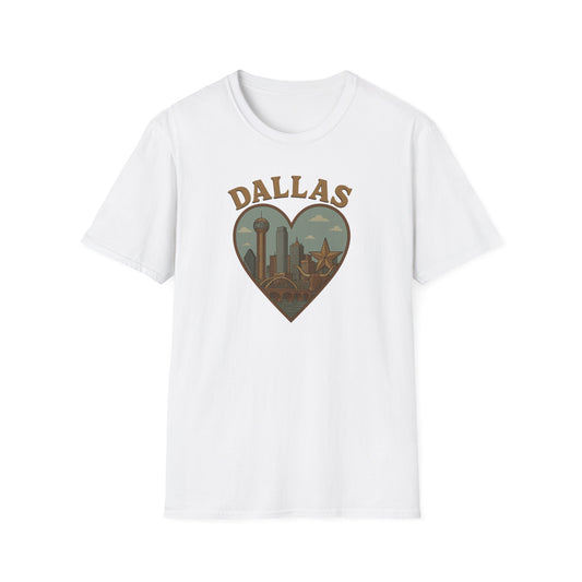 Dallas Dreamscape Tee: Unisex Soft Fit for Cowboys and Skylines Lovers!