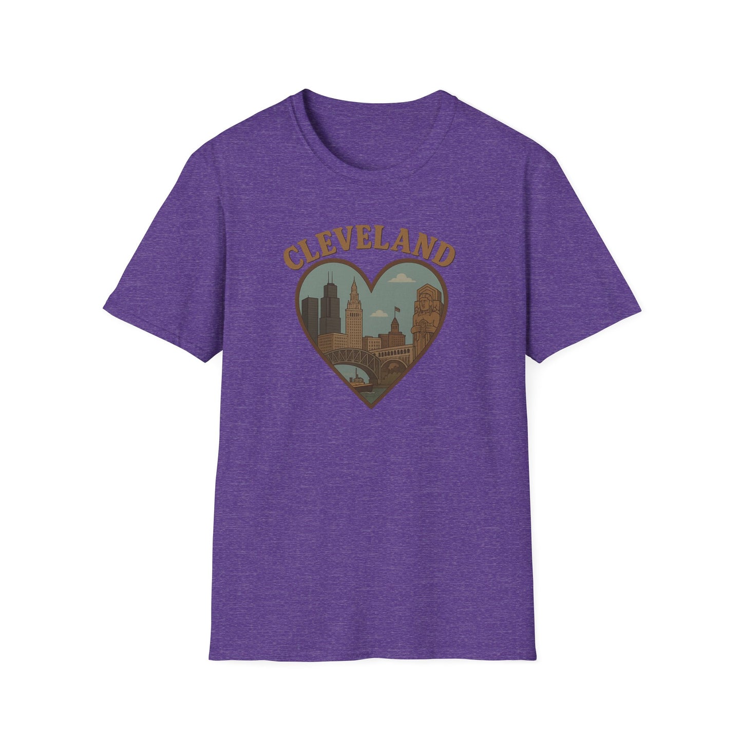 Cleveland Love Affair Shirt - Unisex Skyline Tee for Bold City Enthusiasts