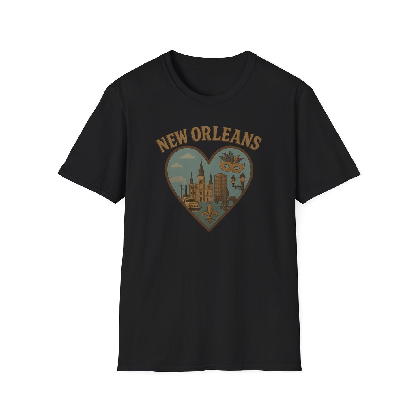 Embrace the Chaos of the Crescent City with Our New Orleans Heartbeat T-Shirt