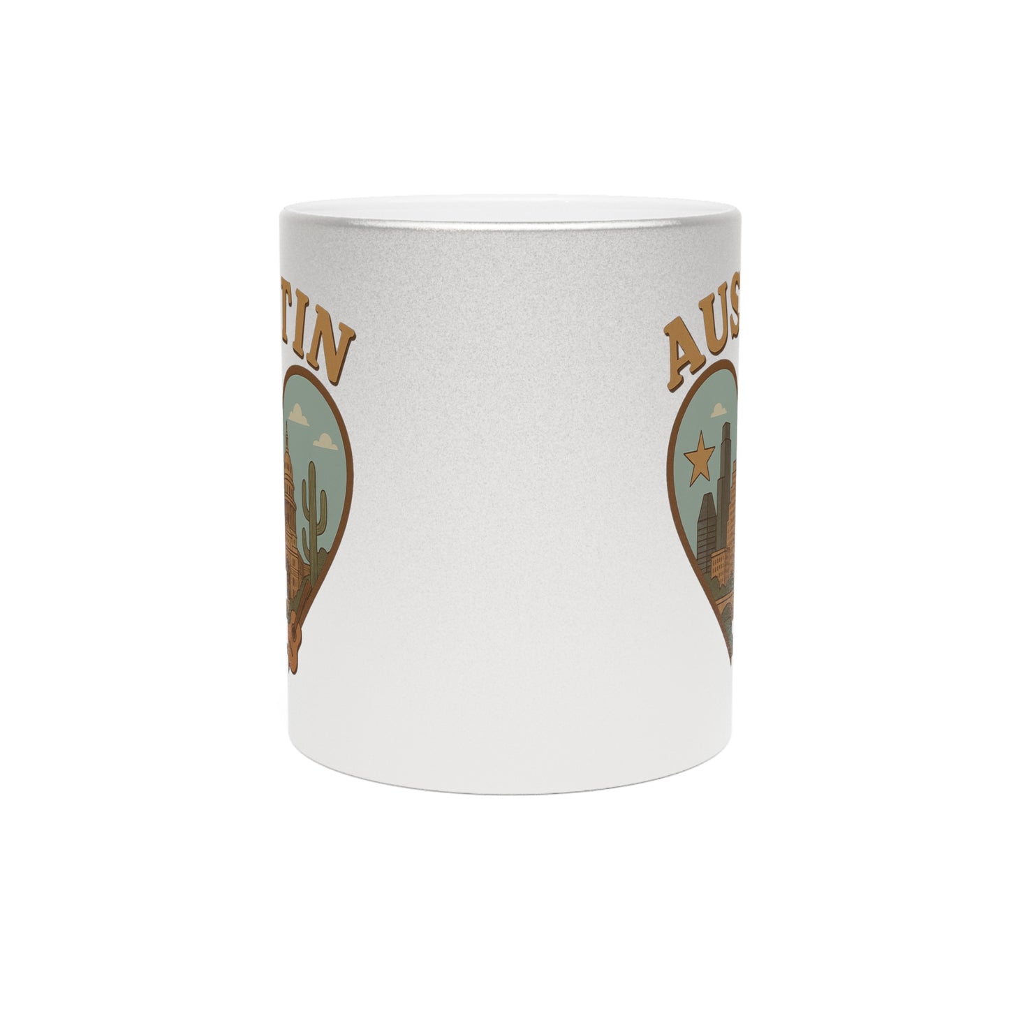 Sip Style with the Austin Metallic Mug in Shimmering Silver and Gold