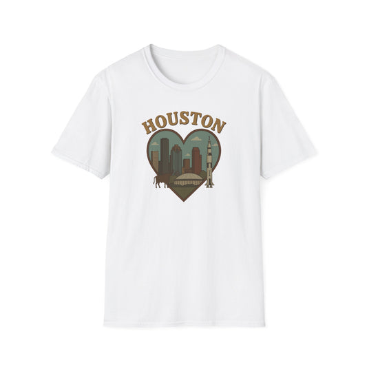 Blast Off to Adventure with Our Out-of-this-World Houston Love Tee
