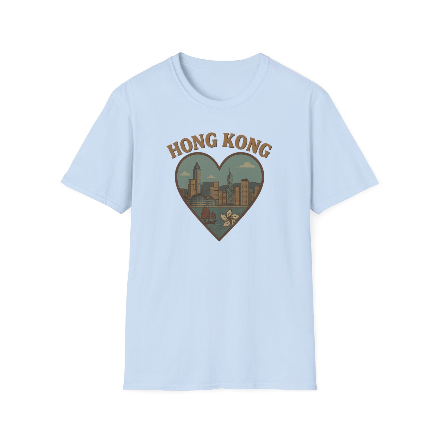 Rock the Heart of Asia with Our Vintage Hong Kong Skyline T-Shirt