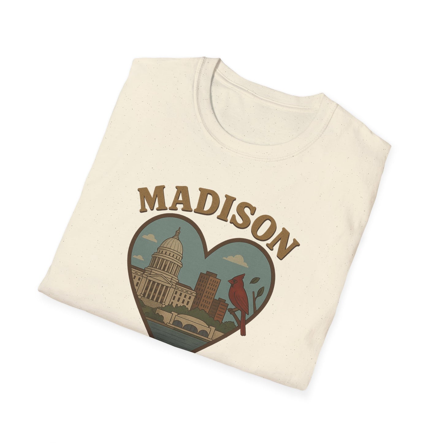 Fall in Love with Madison's Irreverent Heart and Cardinal T-Shirt