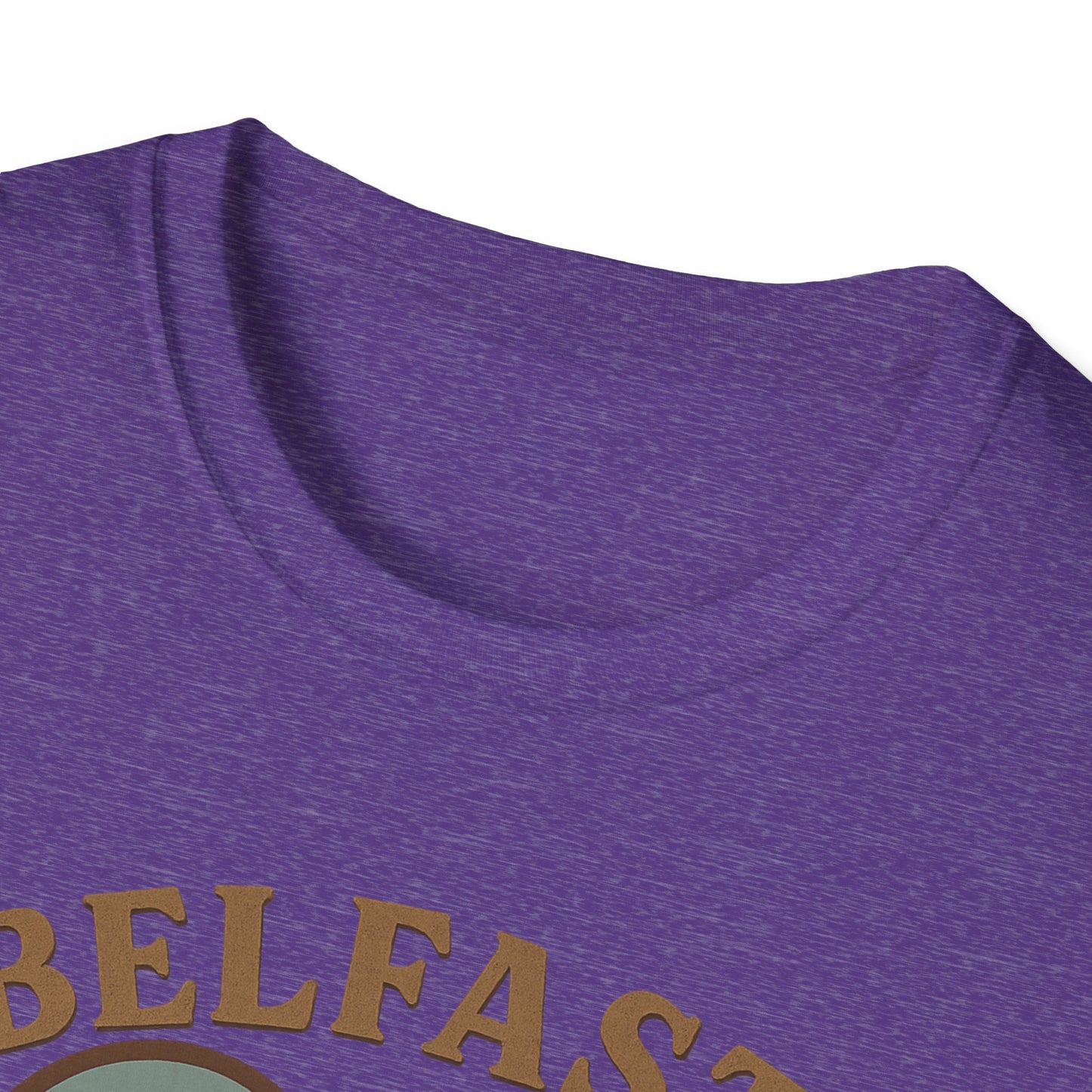Fall in Love with Belfast: Unisex Soft T-shirt of Northern Ireland Charm!