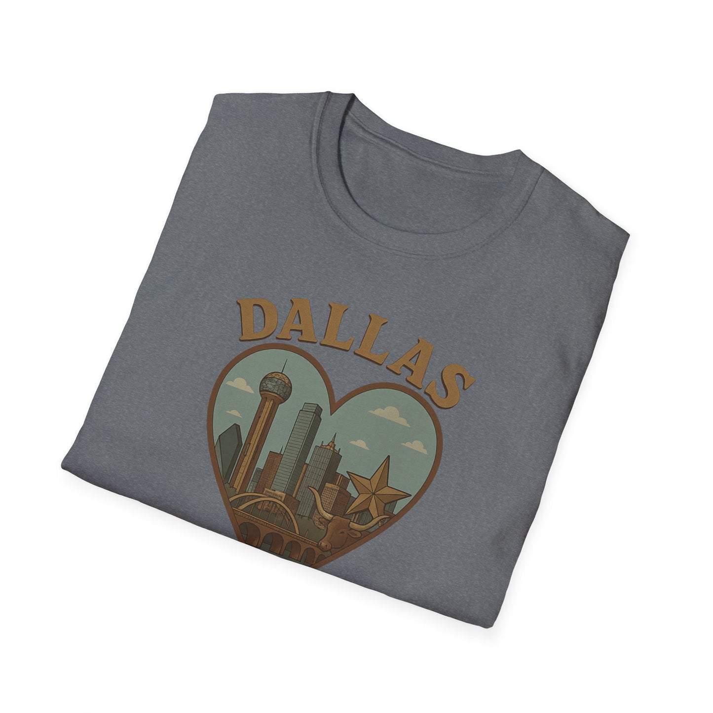 Dallas Dreamscape Tee: Unisex Soft Fit for Cowboys and Skylines Lovers!