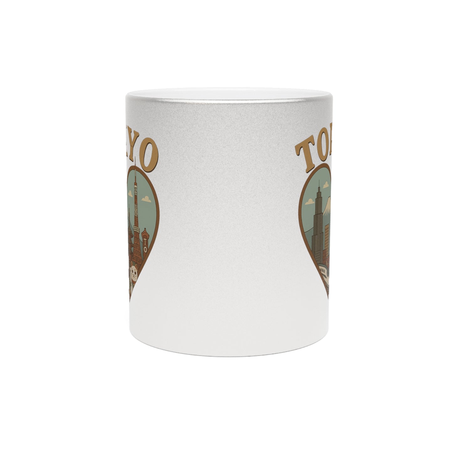 Sip in Style: Metallic Tokyo Mug Unveils Vintage Charm with Modern Flair