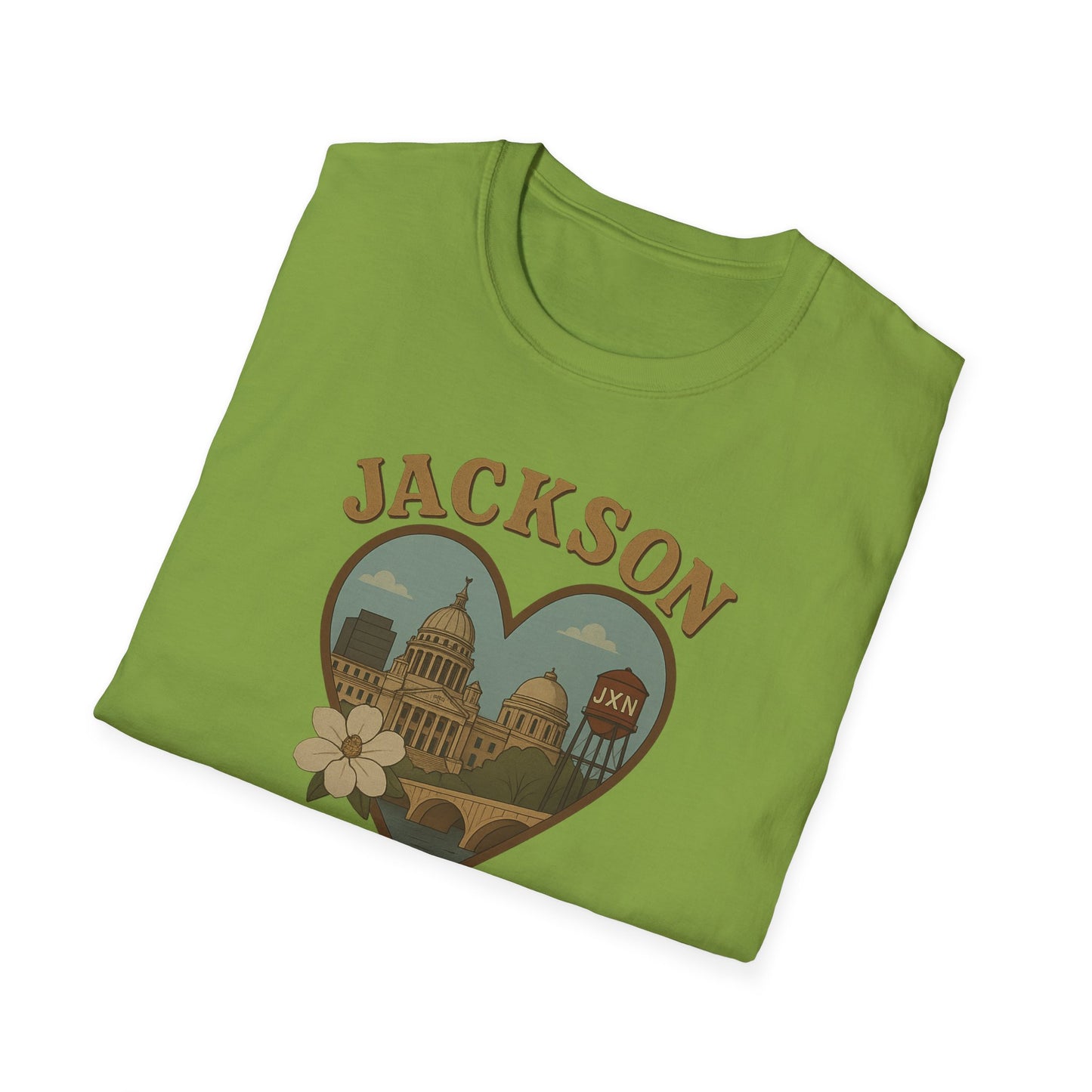 Fall in Love with Jackson's Quirky Charm on This Unisex Gildan Soft Tee!