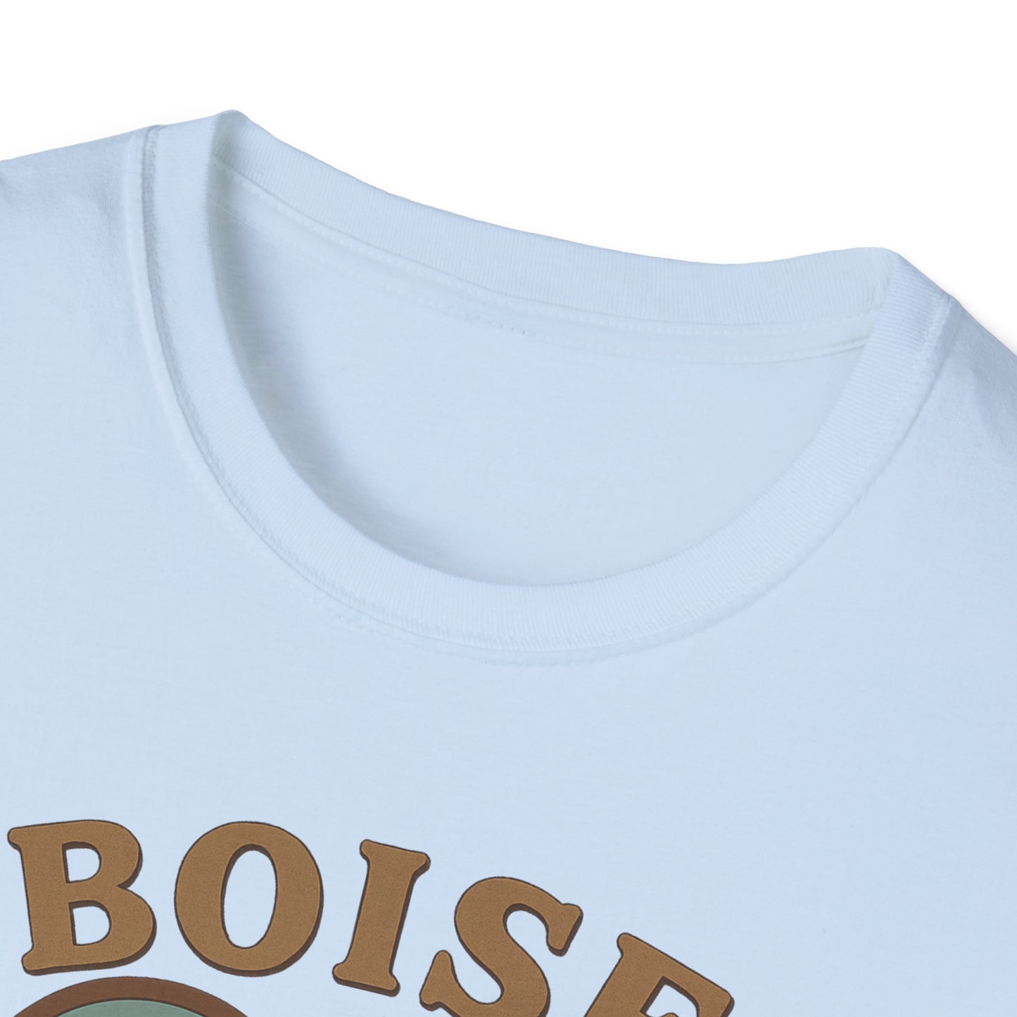 Fall in Love with Boise: Heartfelt Iconic Idaho Unisex Tee for Urban Adventurers