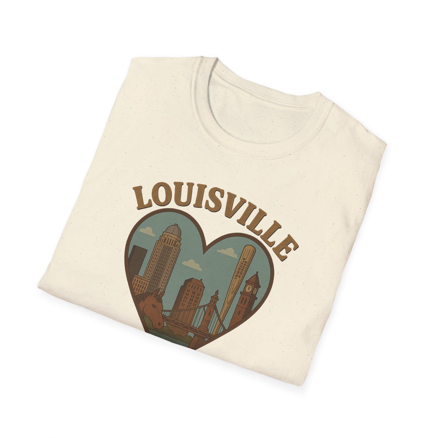 Unisex Louisville Skyline Shirt: Love, Horses & Bourbon!