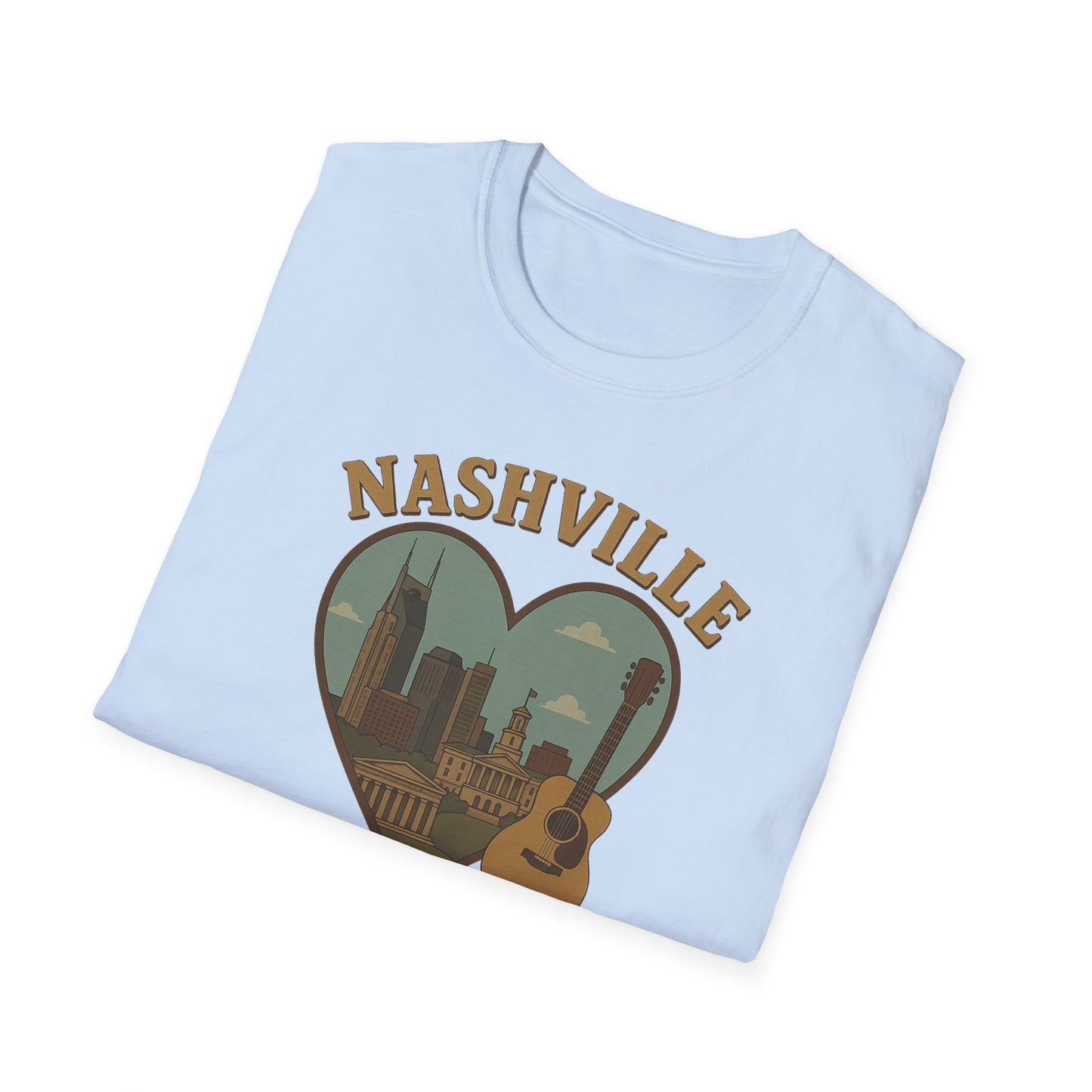 Nashville Unisex T-Shirt: Strum Your Heart to the Country Vibes Skyline