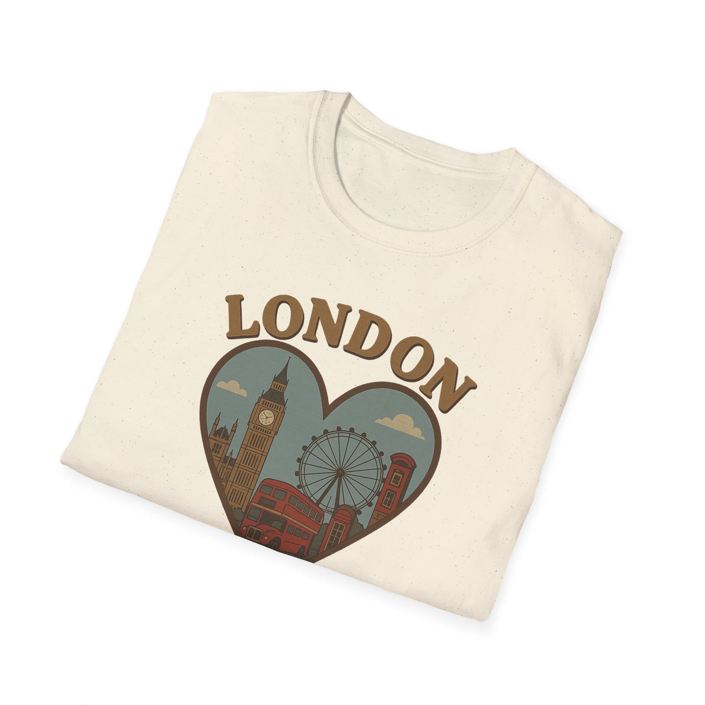 Celebrate Your Love for London with This Quirky Gildan 64000 Soft T-Shirt