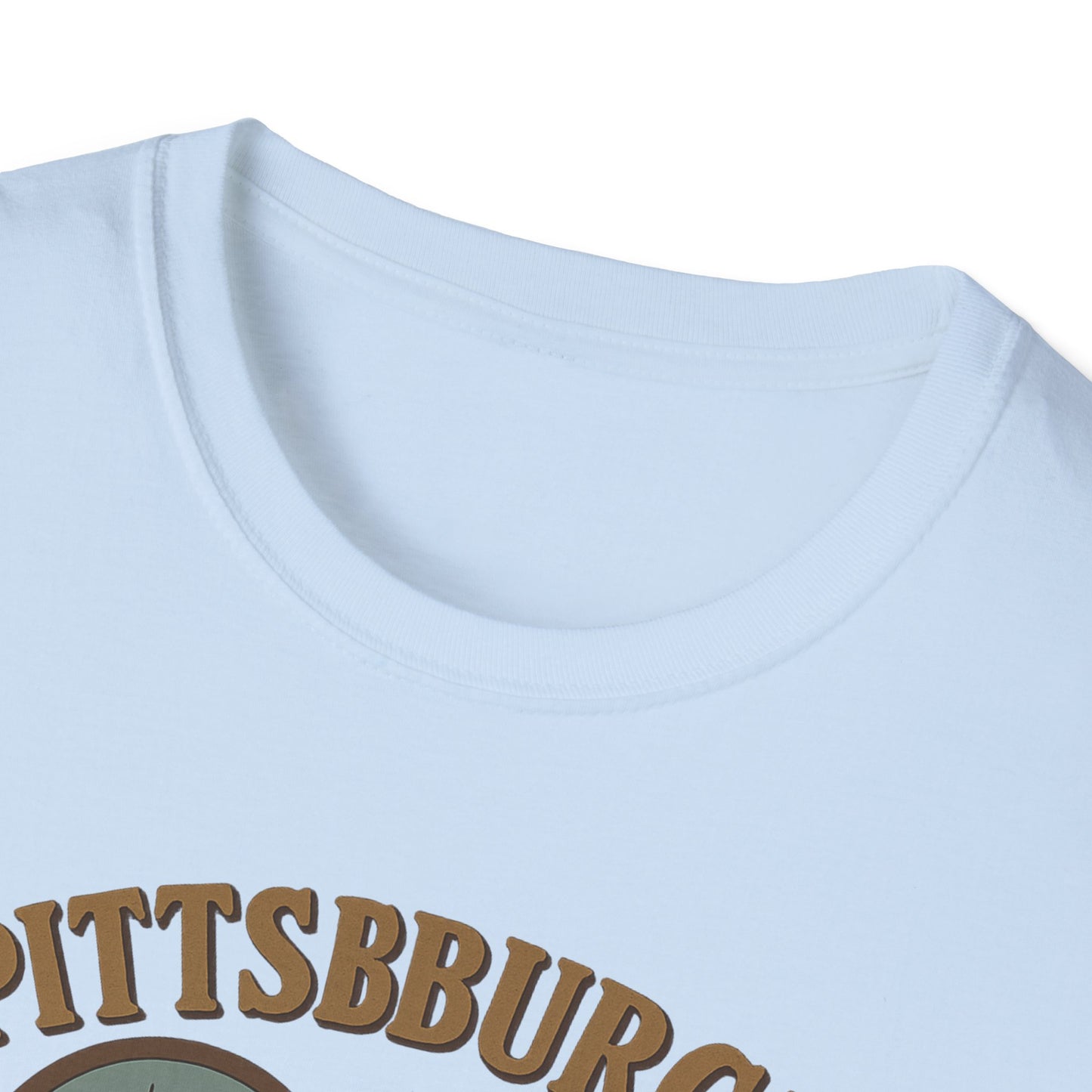 Fall in Love with Pittsburgh's Skyline Heart T-shirt – Unisex Urban Romance Tee