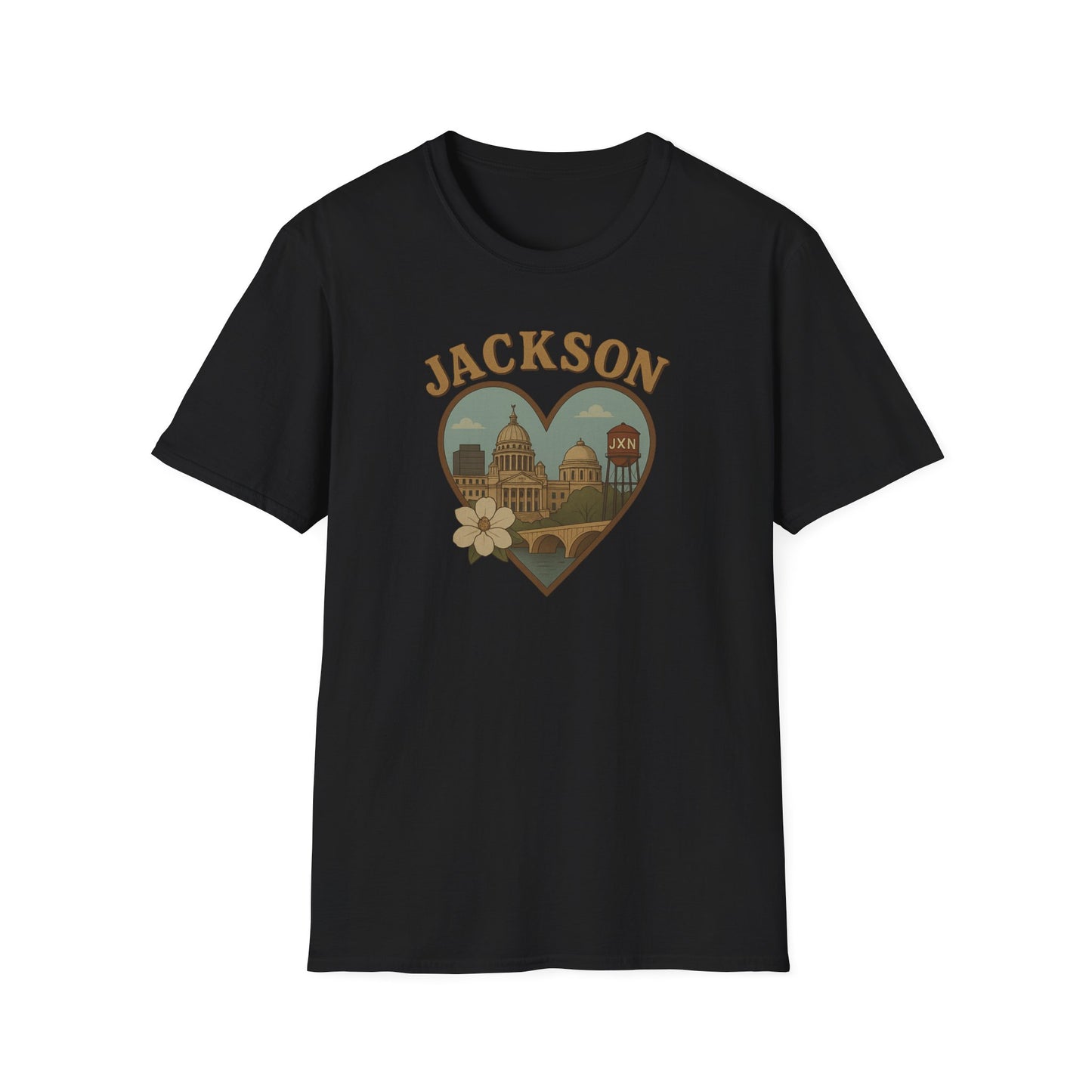 Fall in Love with Jackson's Quirky Charm on This Unisex Gildan Soft Tee!