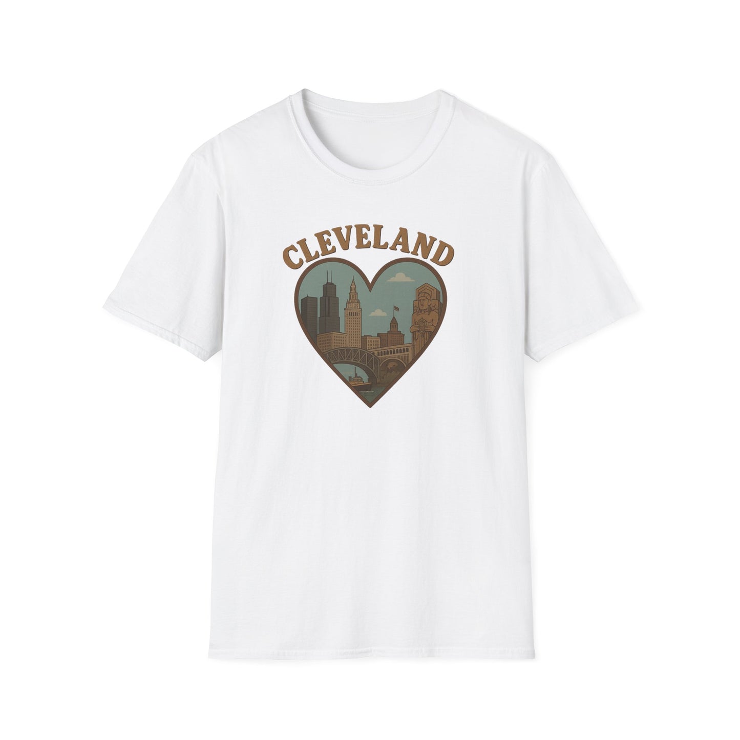 Cleveland Love Affair Shirt - Unisex Skyline Tee for Bold City Enthusiasts