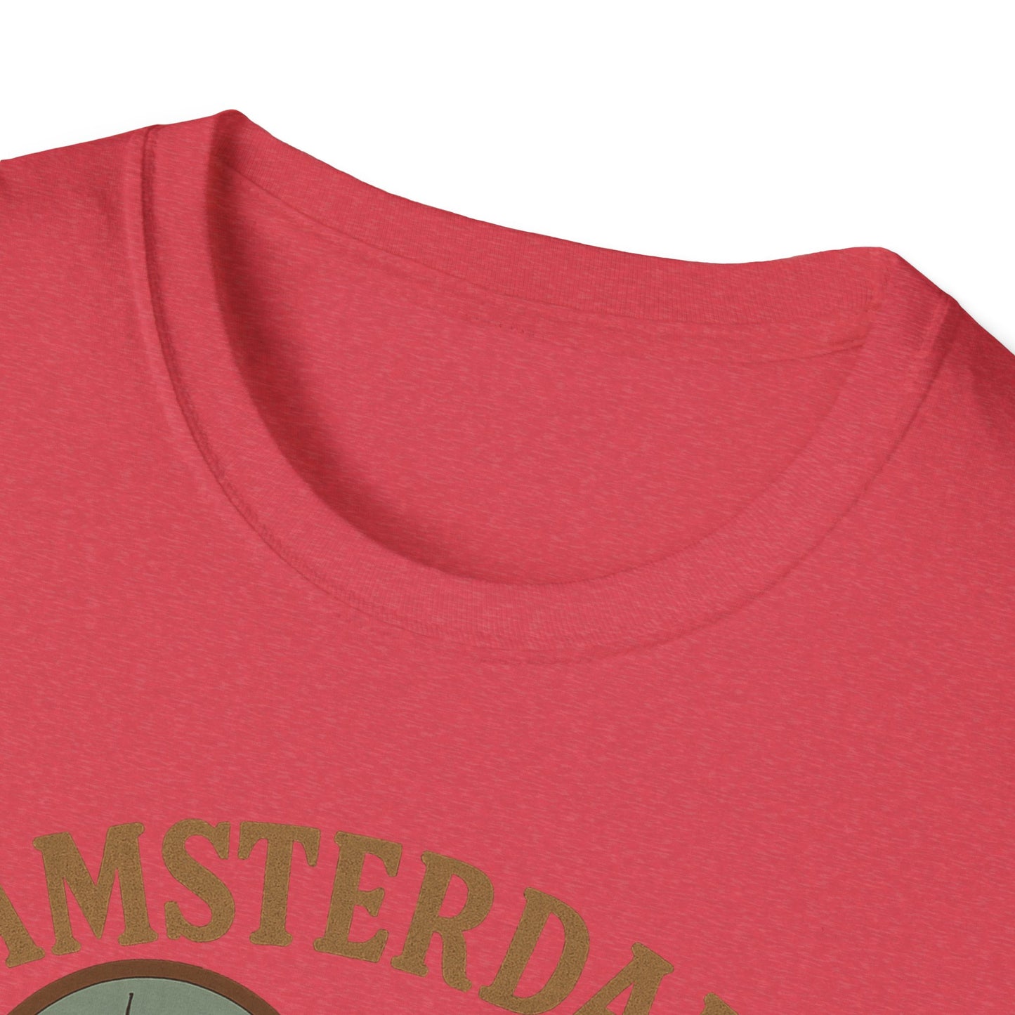 Fall in Love with Amsterdam: Unisex Soft T-Shirt for Travel Enthusiasts