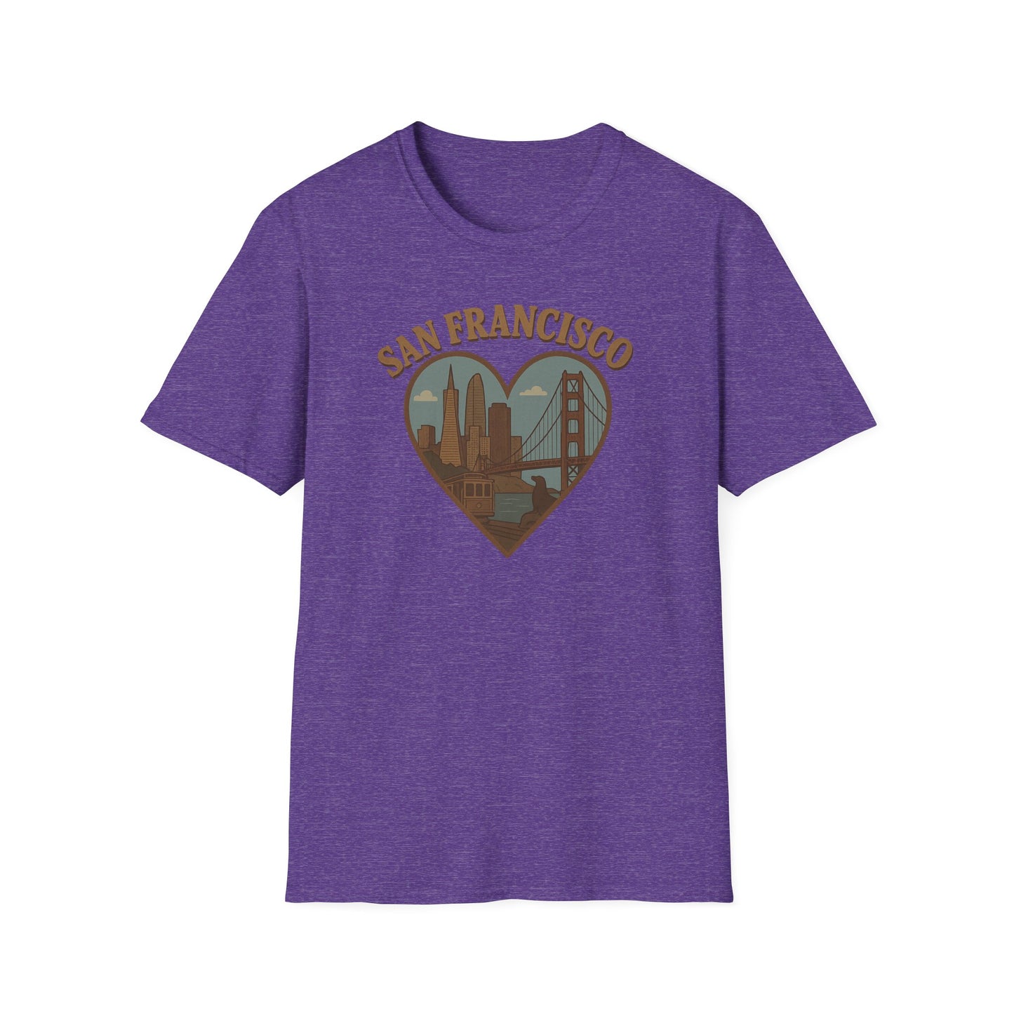 Heart of San Francisco: Vintage Skyline T-Shirt