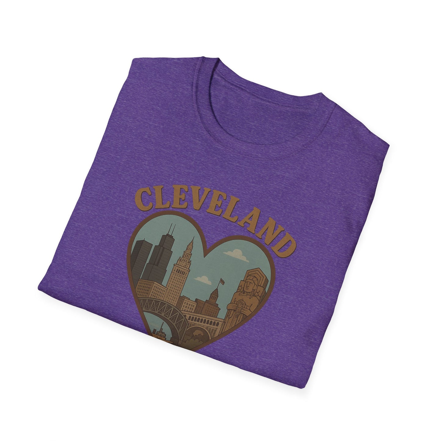 Cleveland Love Affair Shirt - Unisex Skyline Tee for Bold City Enthusiasts